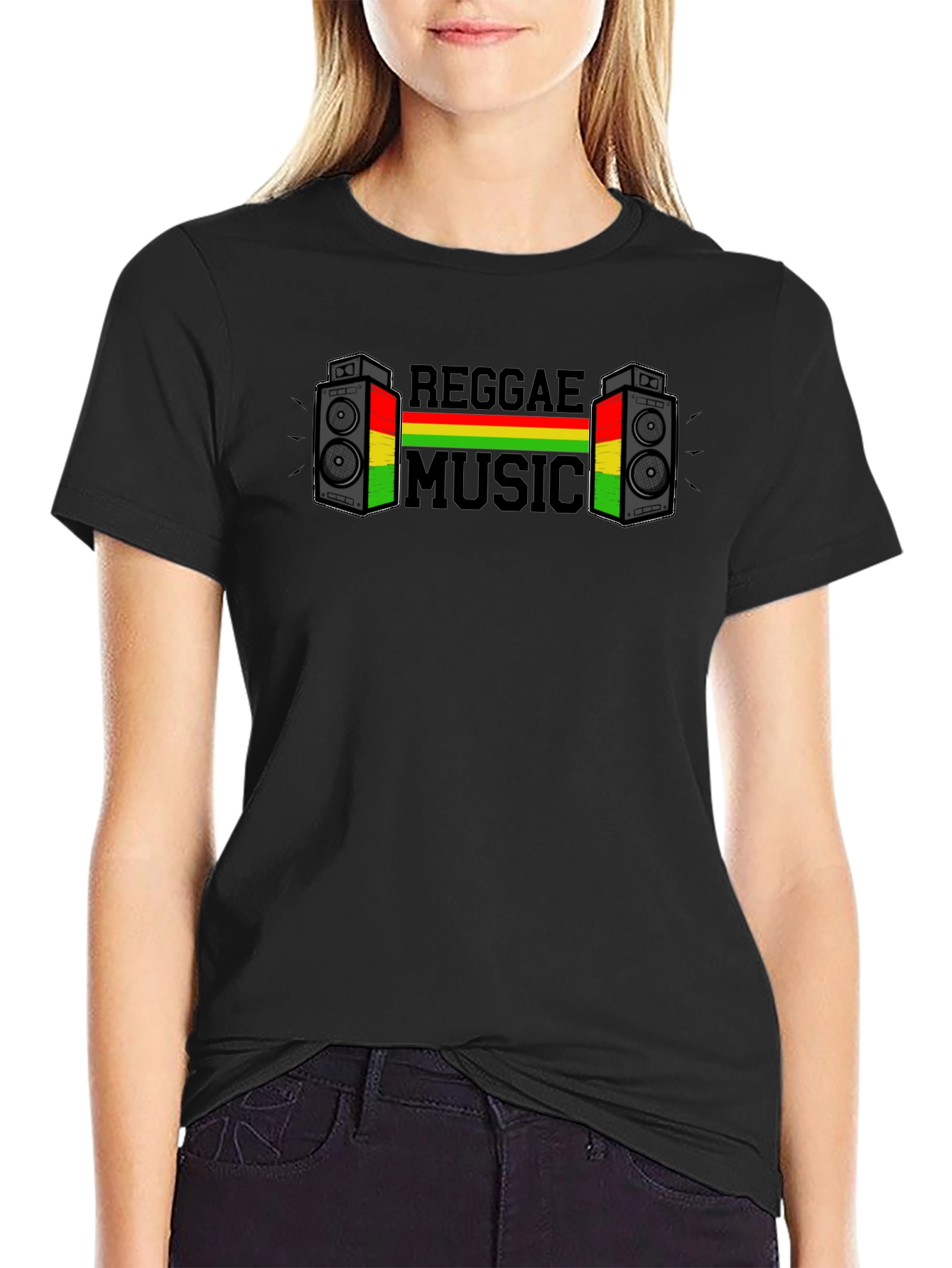 Reggae Music Graphic T-Shirt - Cool Casual Tee
