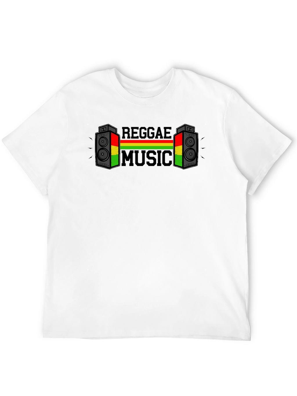 Reggae Music Graphic T-Shirt - Cool Casual Tee