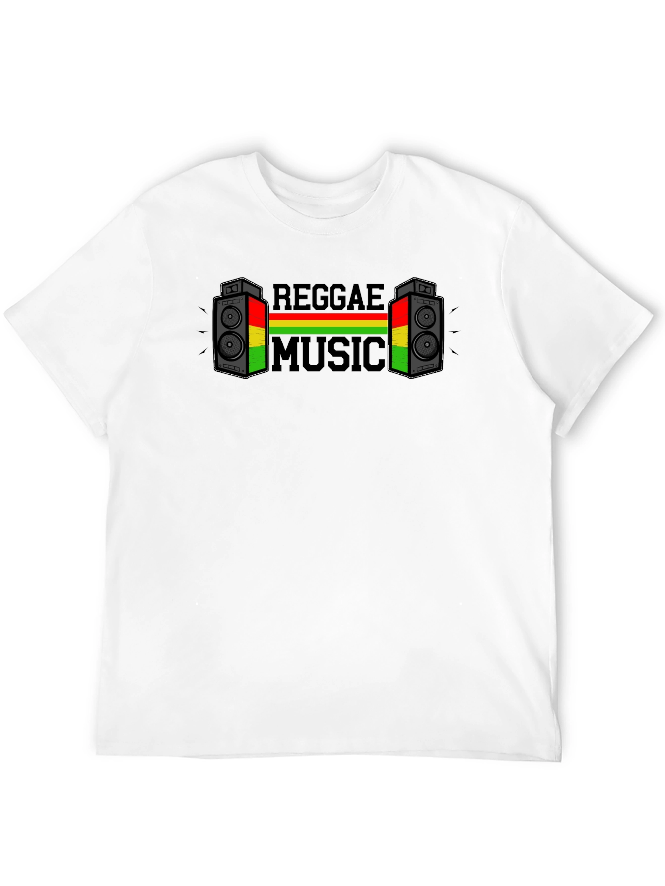 Reggae Music Graphic T-Shirt - Cool Casual Tee