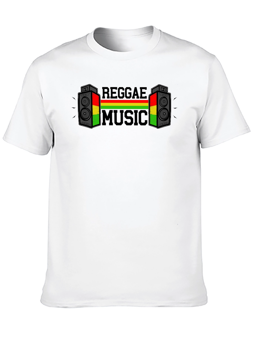 Reggae Music Graphic T-Shirt - Cool Casual Tee