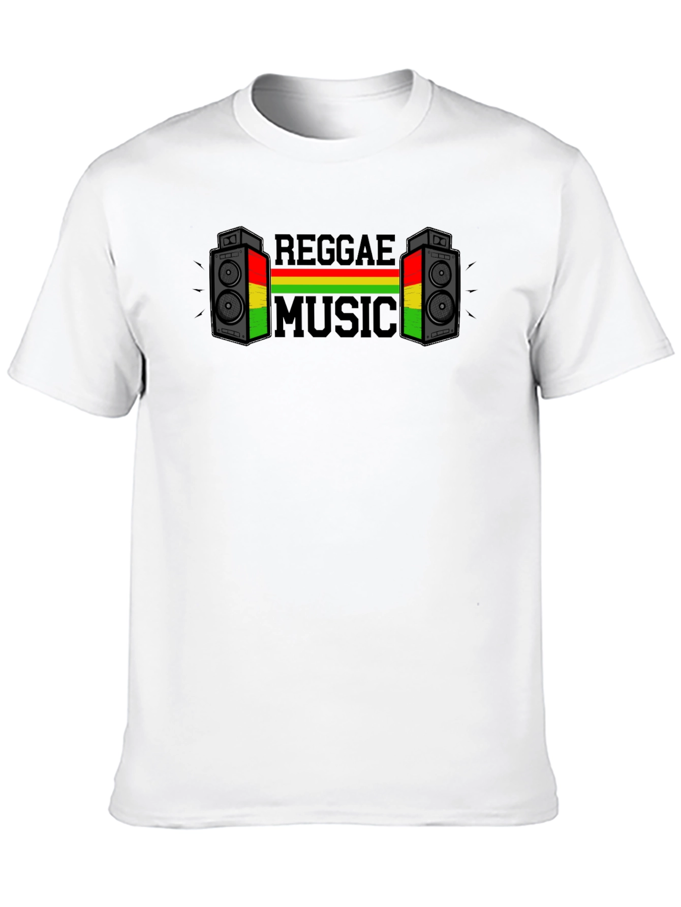 Reggae Music Graphic T-Shirt - Cool Casual Tee
