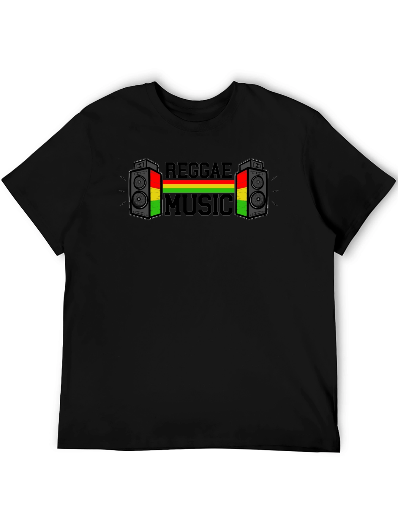 Reggae Music Graphic T-Shirt - Cool Casual Tee