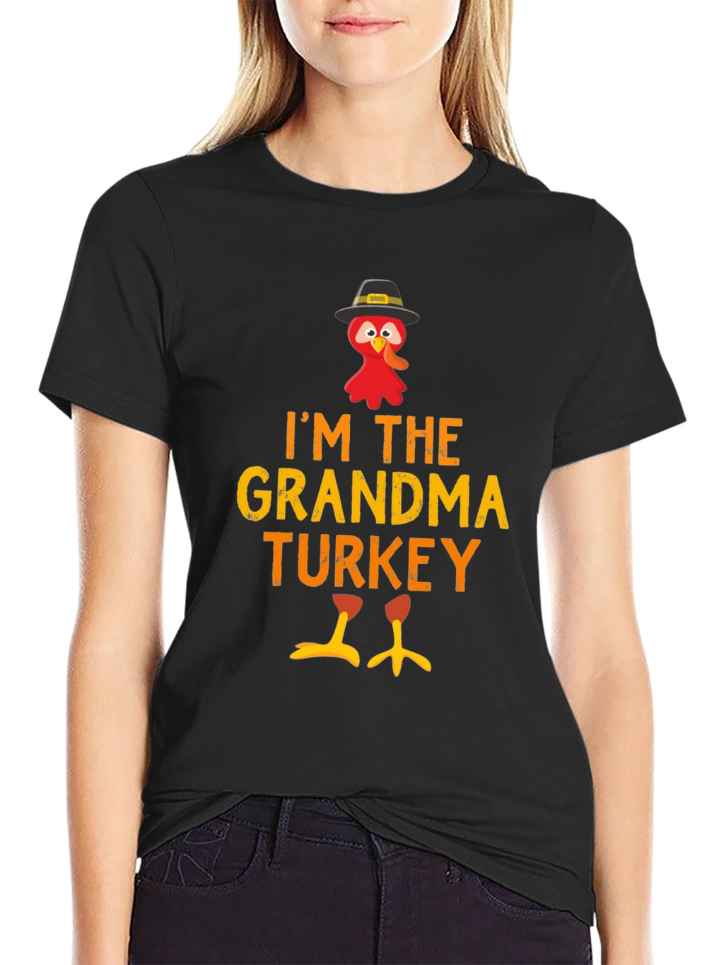 Im The Grandma Turkey T-Shirt - Thanksgiving Apparel