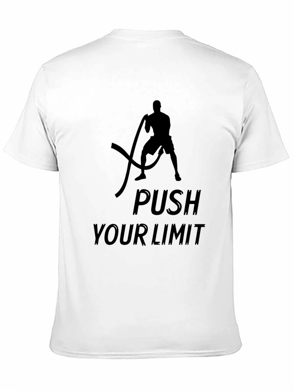 Push Your Limit Black T-Shirt - Fitness Apparel