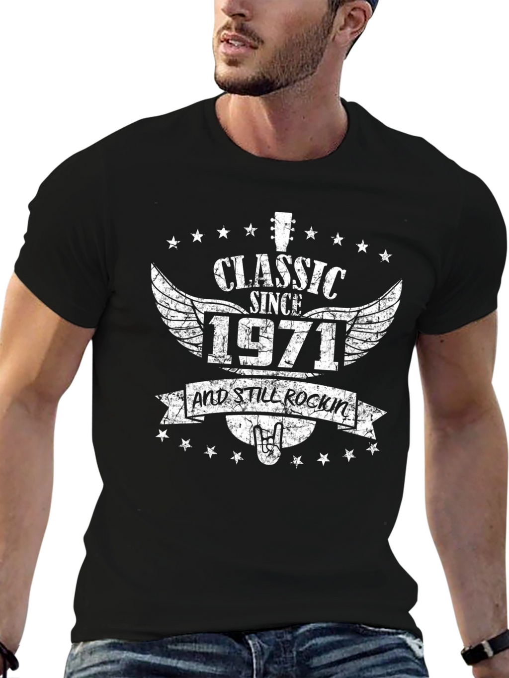 Classic Since 1971 Rock and Roll T-Shirt