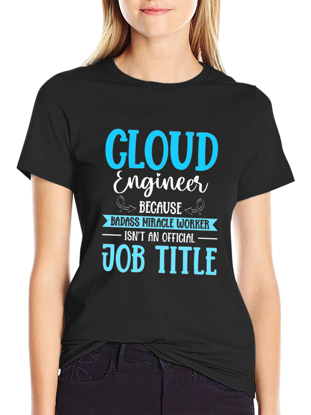 Cloud Engineer Job Title T-Shirt