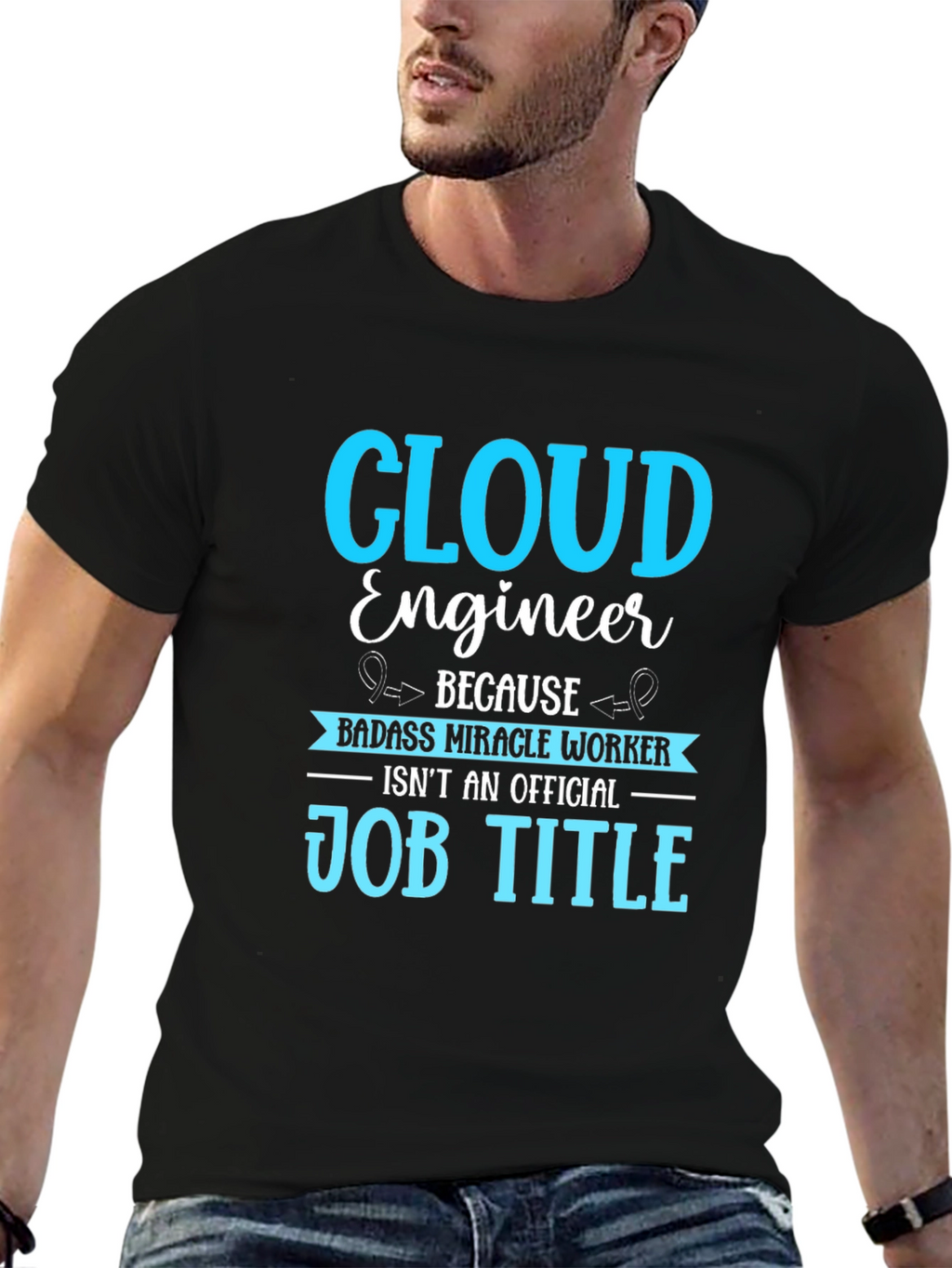 Cloud Engineer Job Title T-Shirt