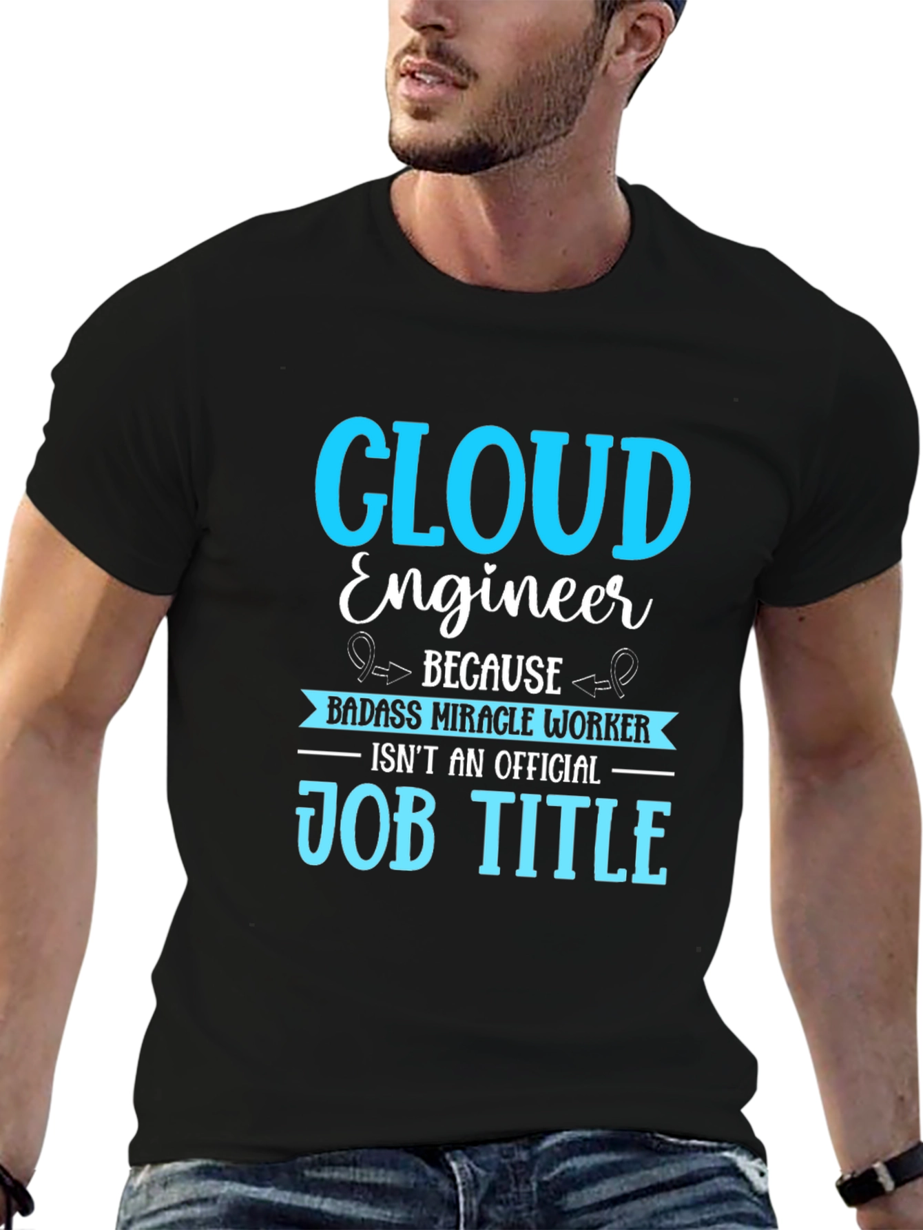 Cloud Engineer Job Title T-Shirt