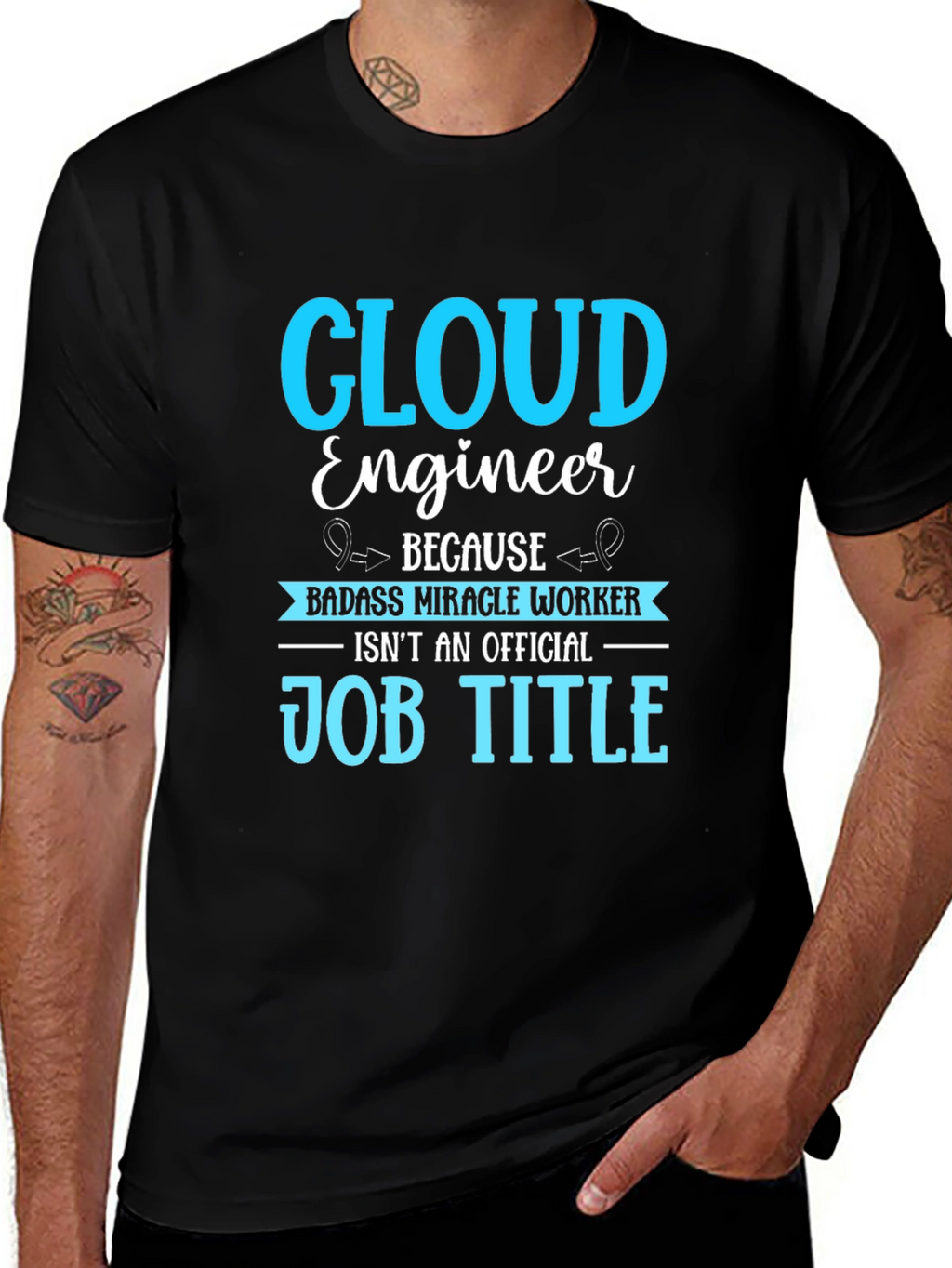 Cloud Engineer Job Title T-Shirt