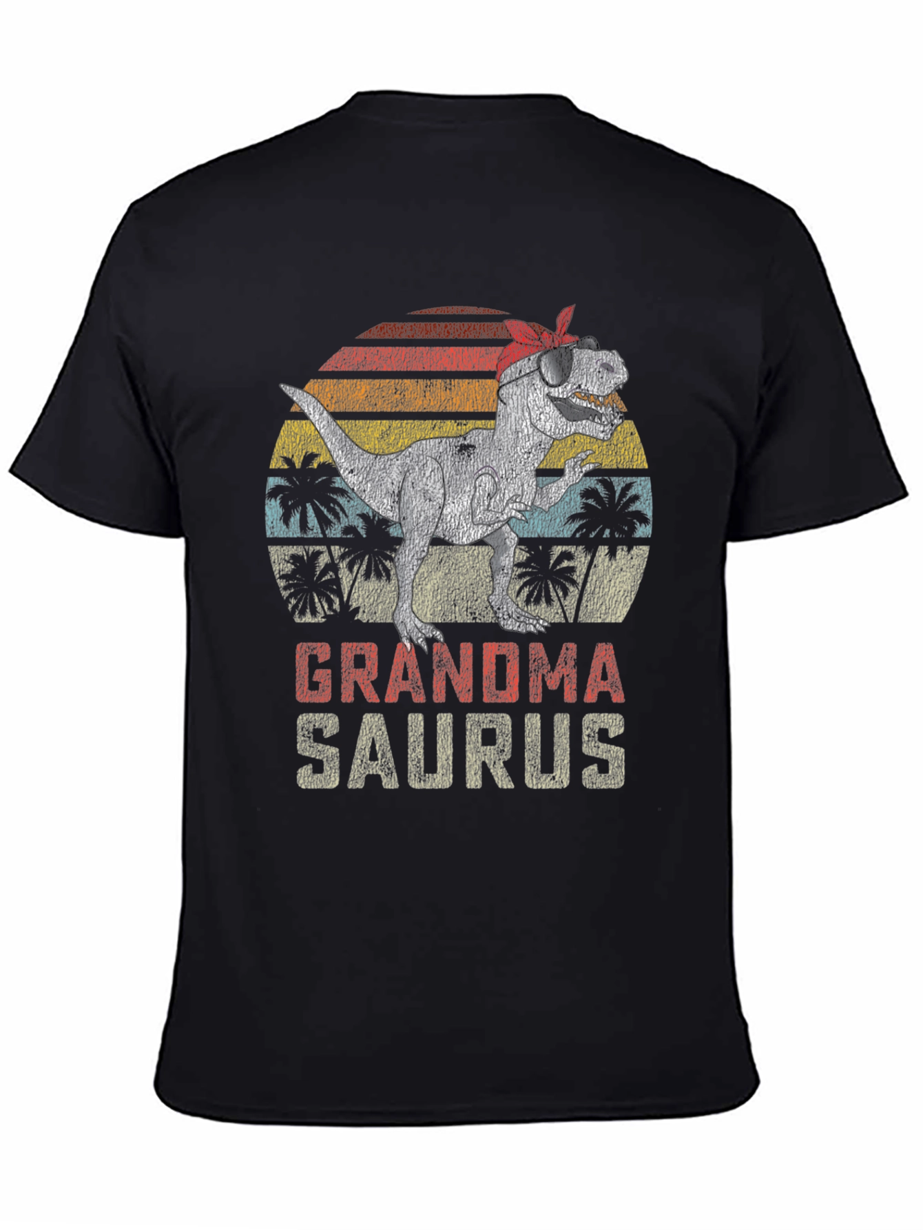 Grandmasaurus T-Shirt - Cool Dinosaur Graphic Tee