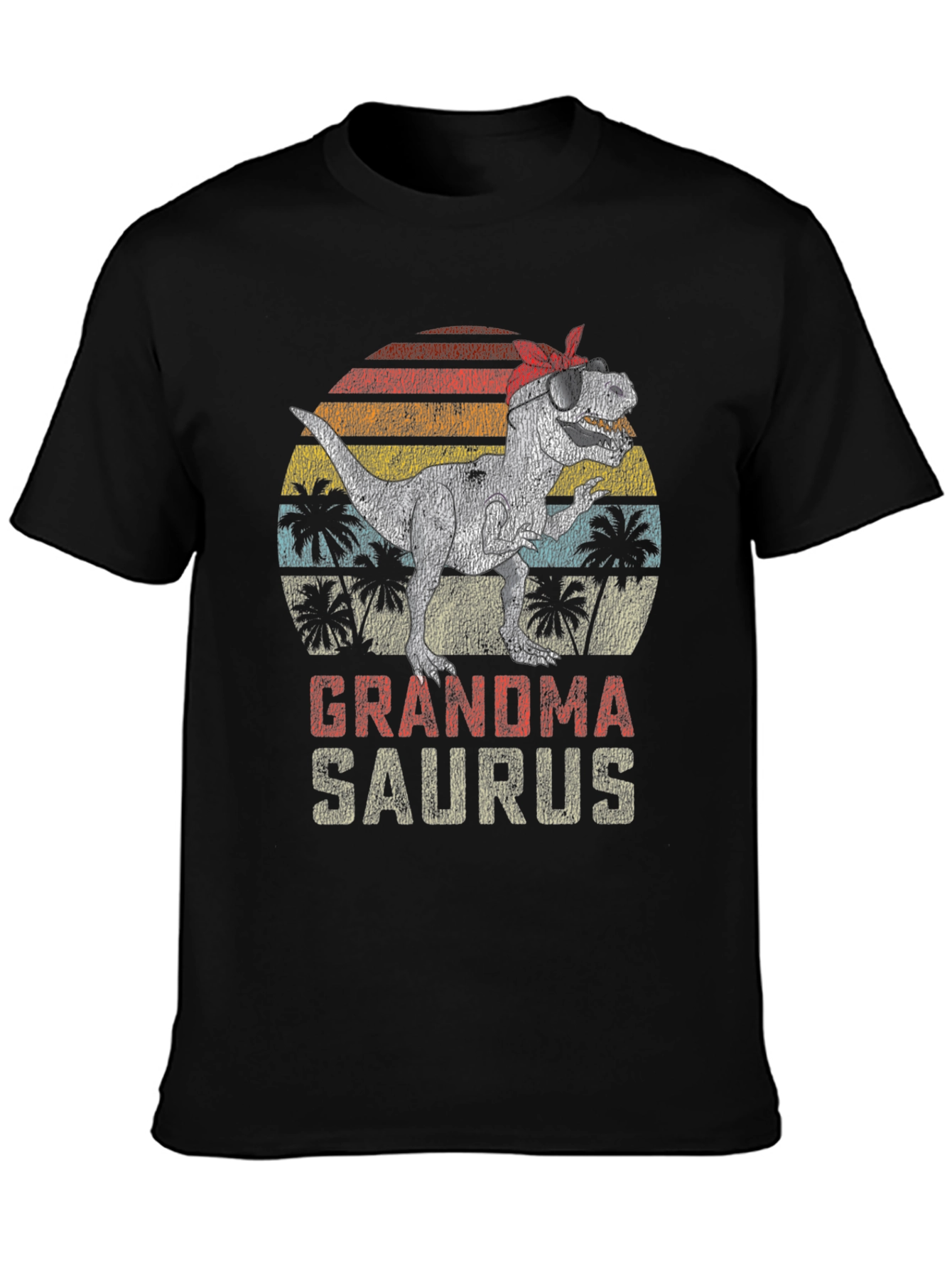 Grandmasaurus T-Shirt - Cool Dinosaur Graphic Tee