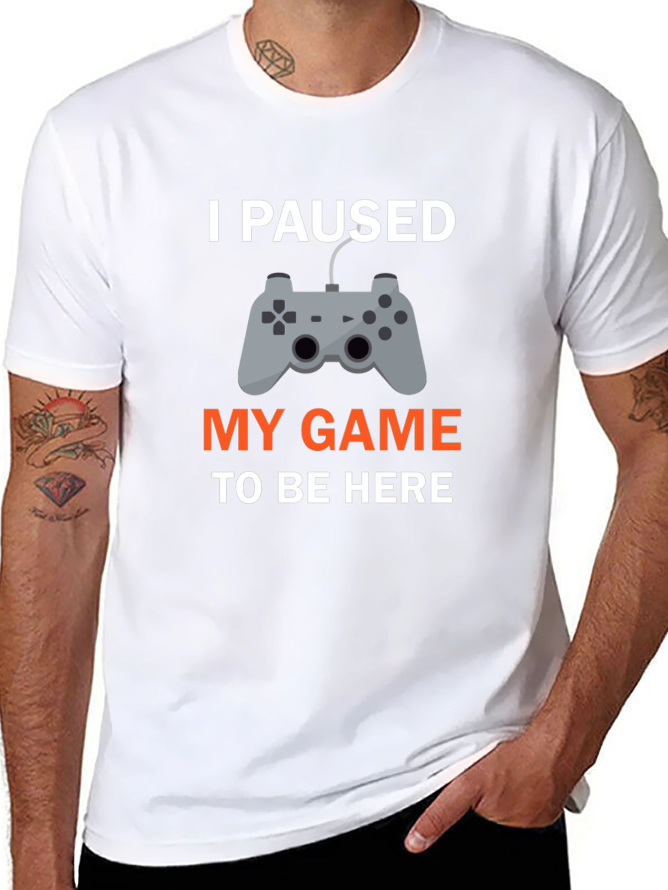 I Paused My Game T-Shirt - Gamer Apparel
