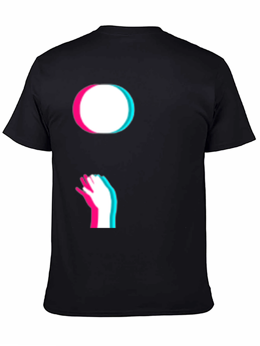 Trendy Graphic Tee - TikTok Hand Design