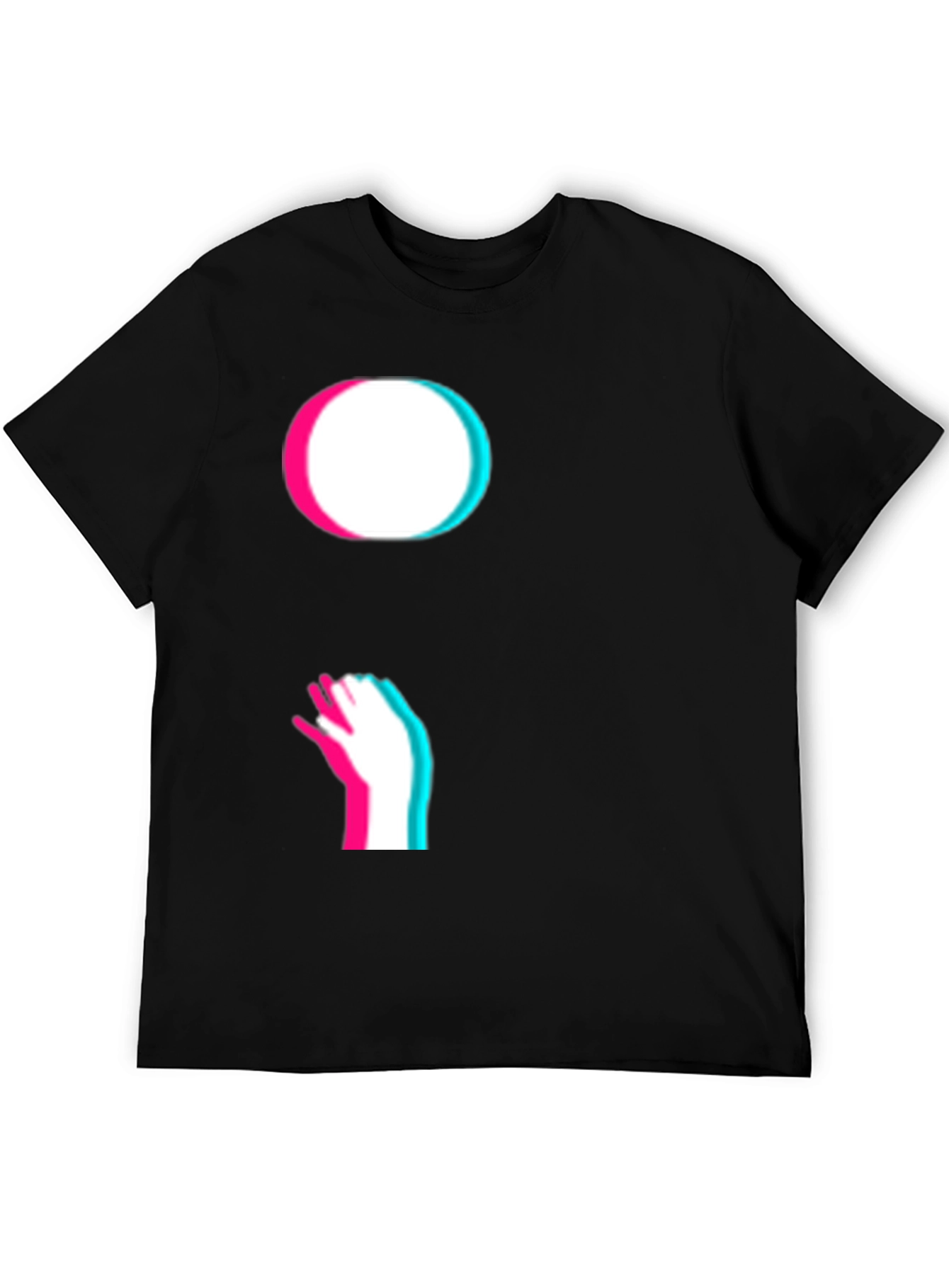 Trendy Graphic Tee - TikTok Hand Design