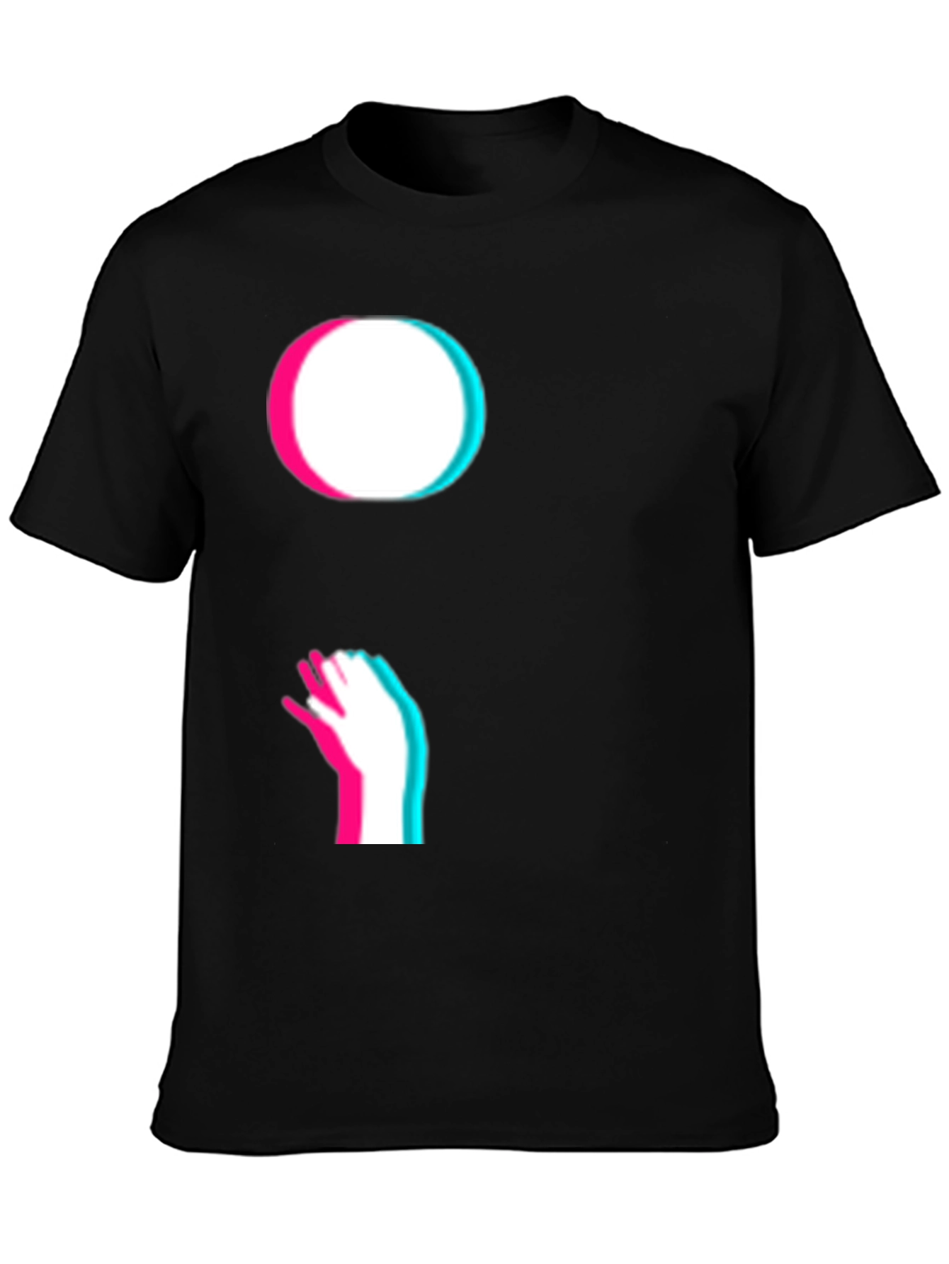 Trendy Graphic Tee - TikTok Hand Design