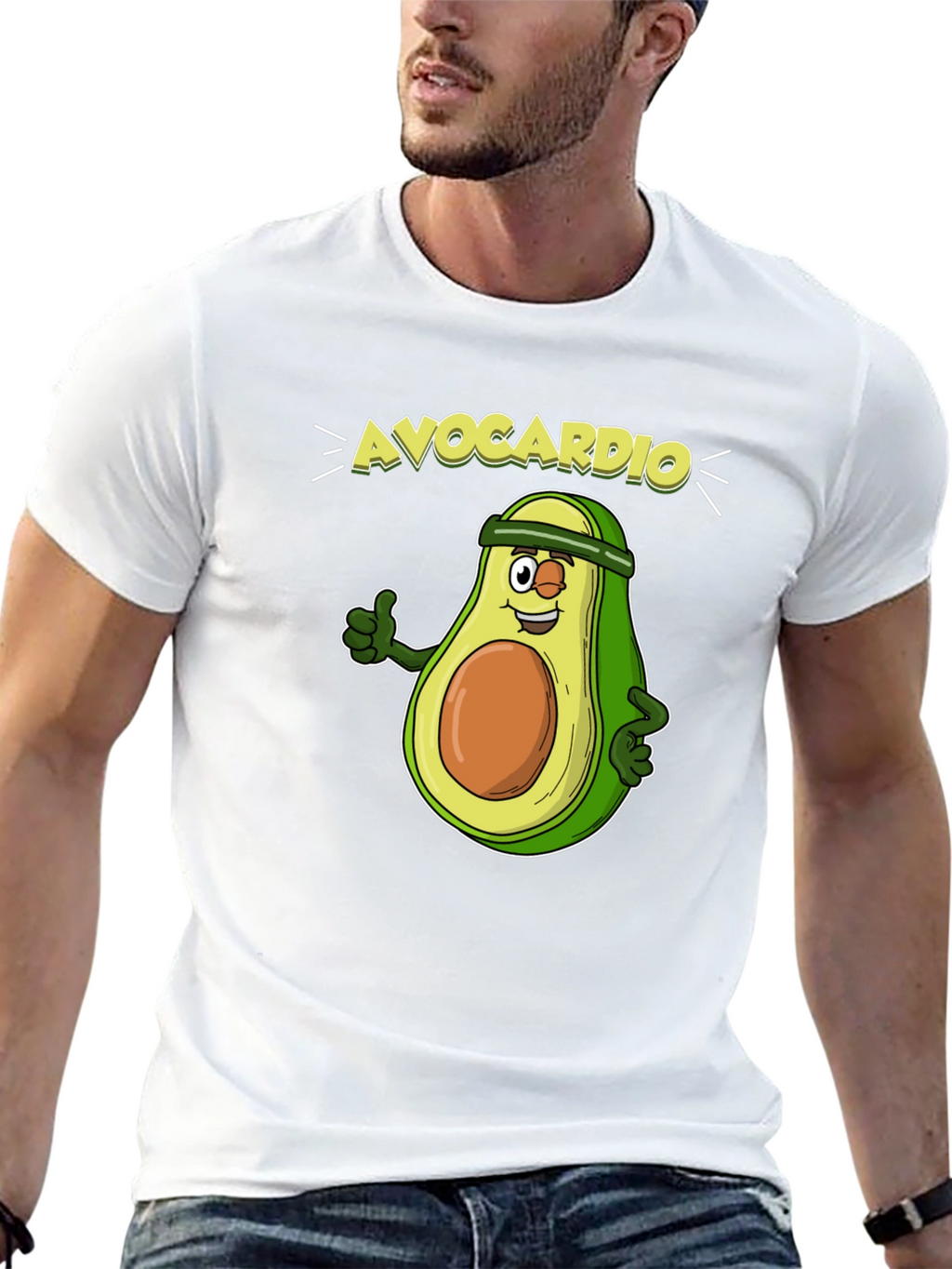 AvoCardio Avocado Fitness T-Shirt - Workout Motivation