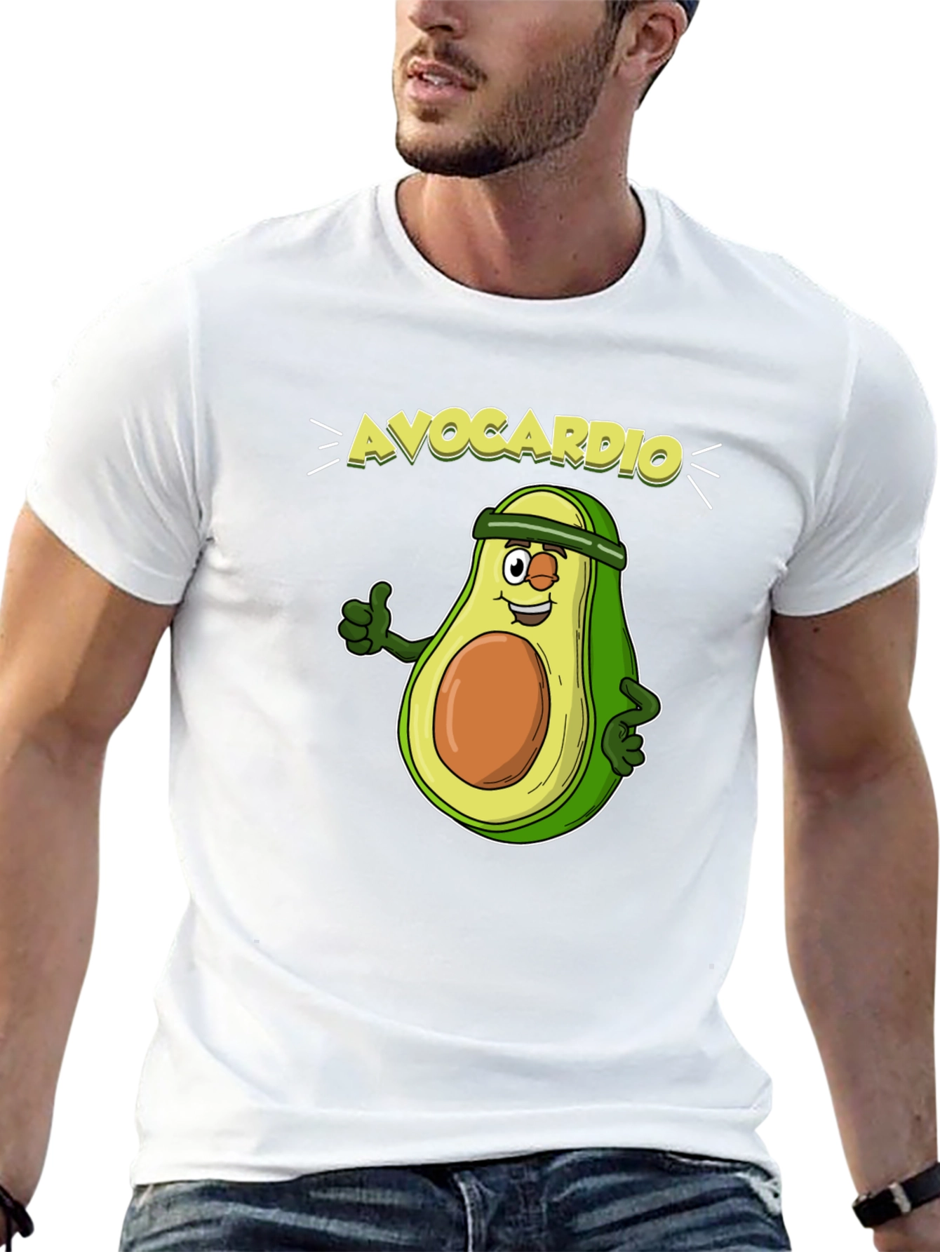 AvoCardio Avocado Fitness T-Shirt - Workout Motivation
