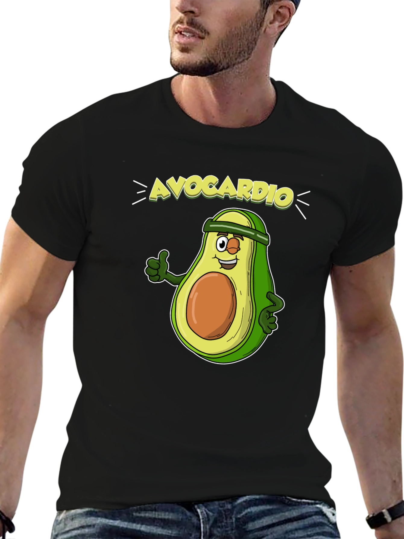 AvoCardio Avocado Fitness T-Shirt - Workout Motivation