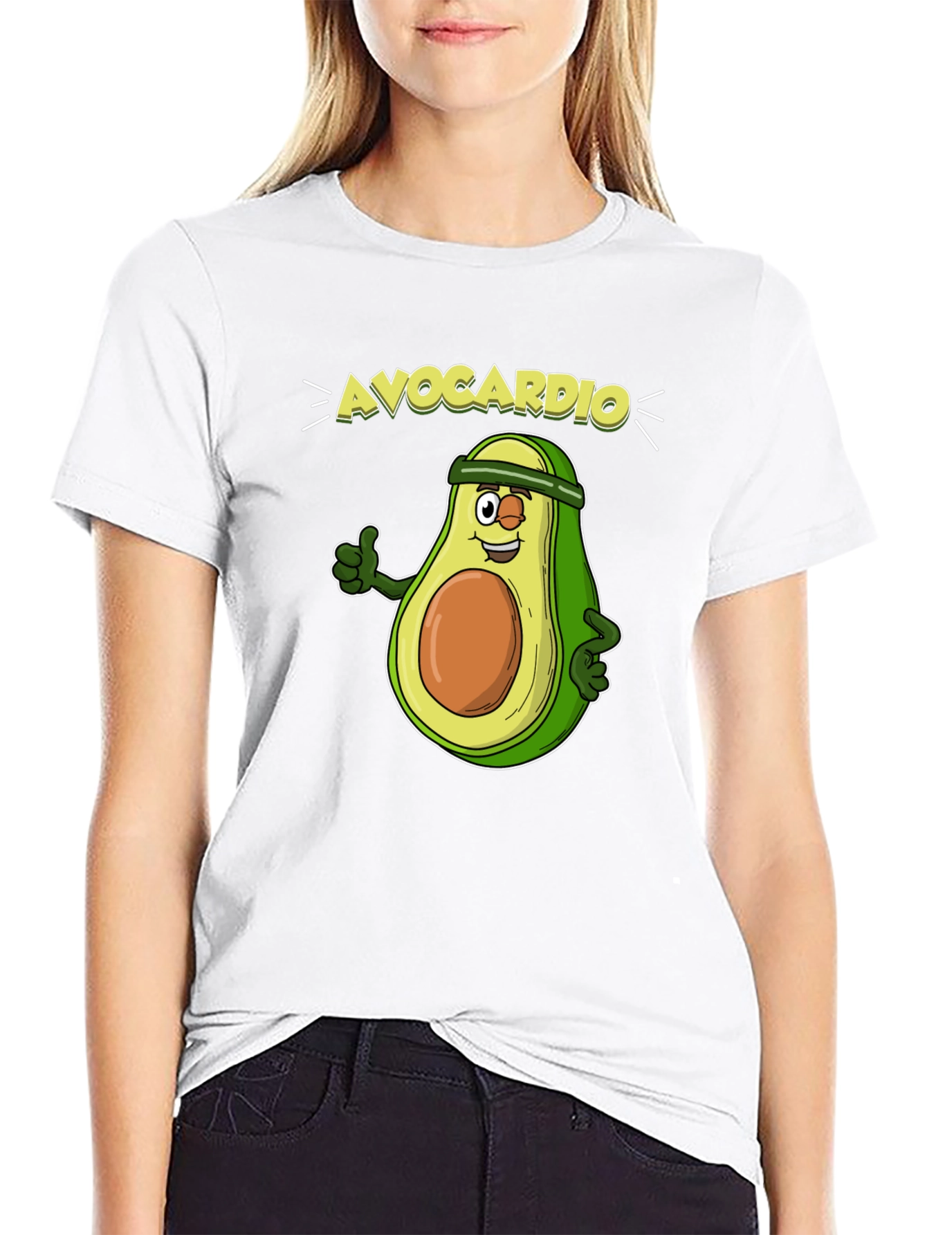 AvoCardio Avocado Fitness T-Shirt - Workout Motivation
