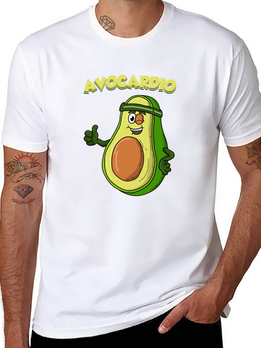 AvoCardio Avocado Fitness T-Shirt - Workout Motivation