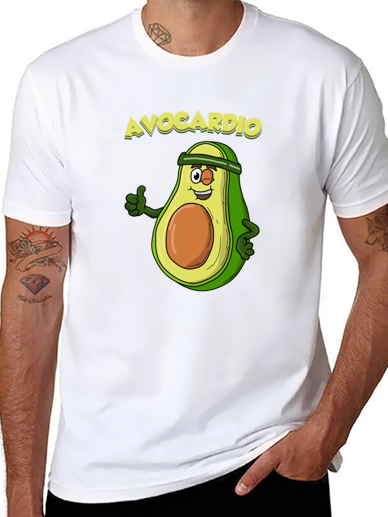 AvoCardio Avocado Fitness T-Shirt - Workout Motivation