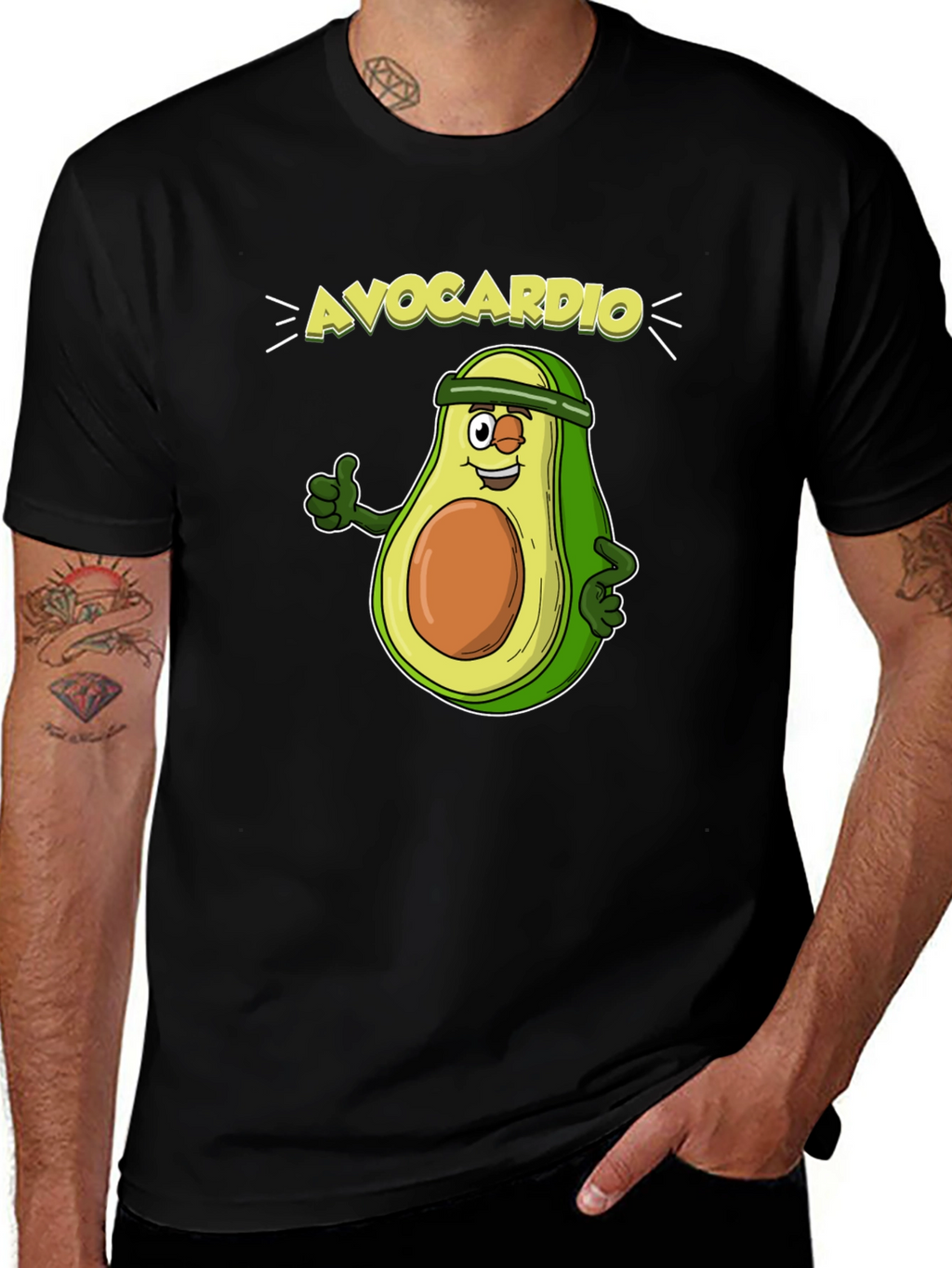 AvoCardio Avocado Fitness T-Shirt - Workout Motivation