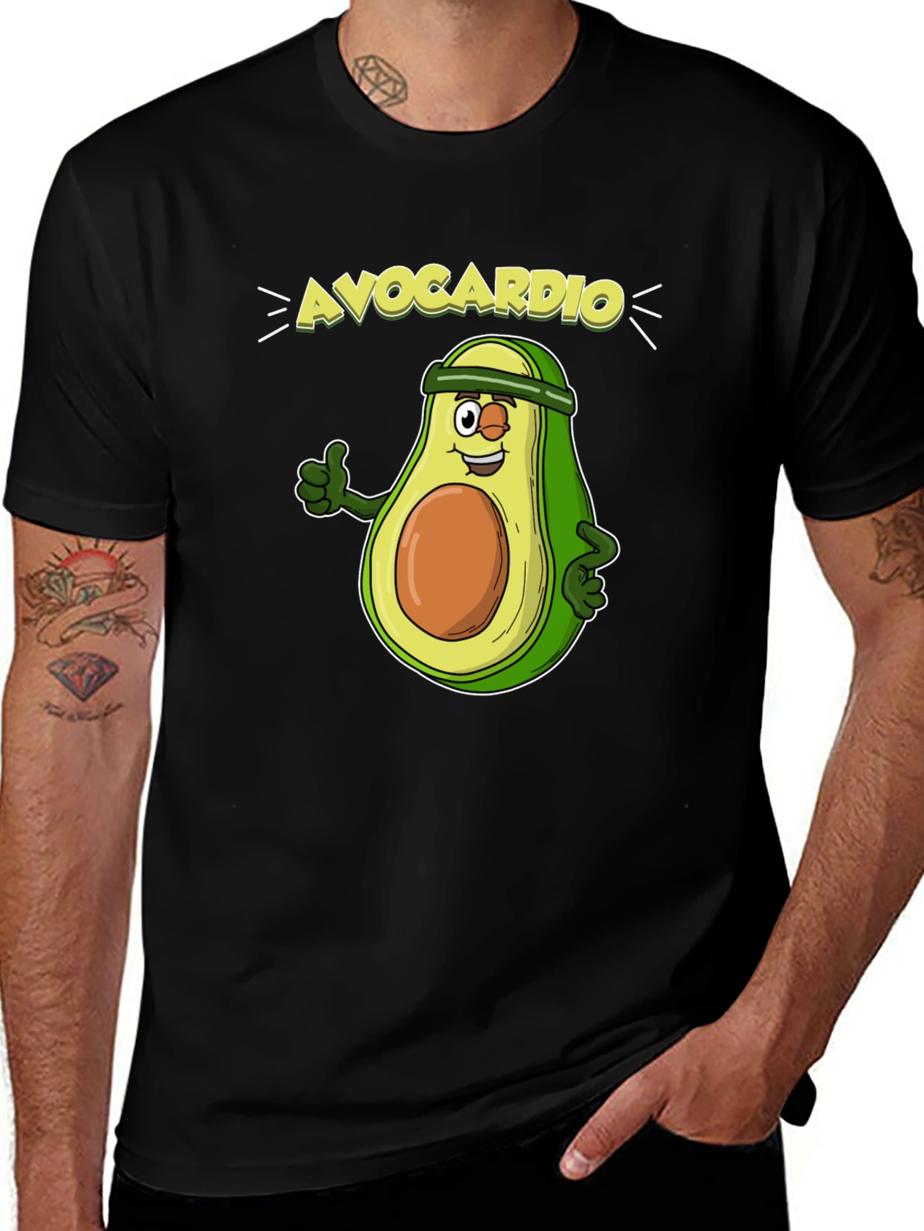 AvoCardio Avocado Fitness T-Shirt - Workout Motivation