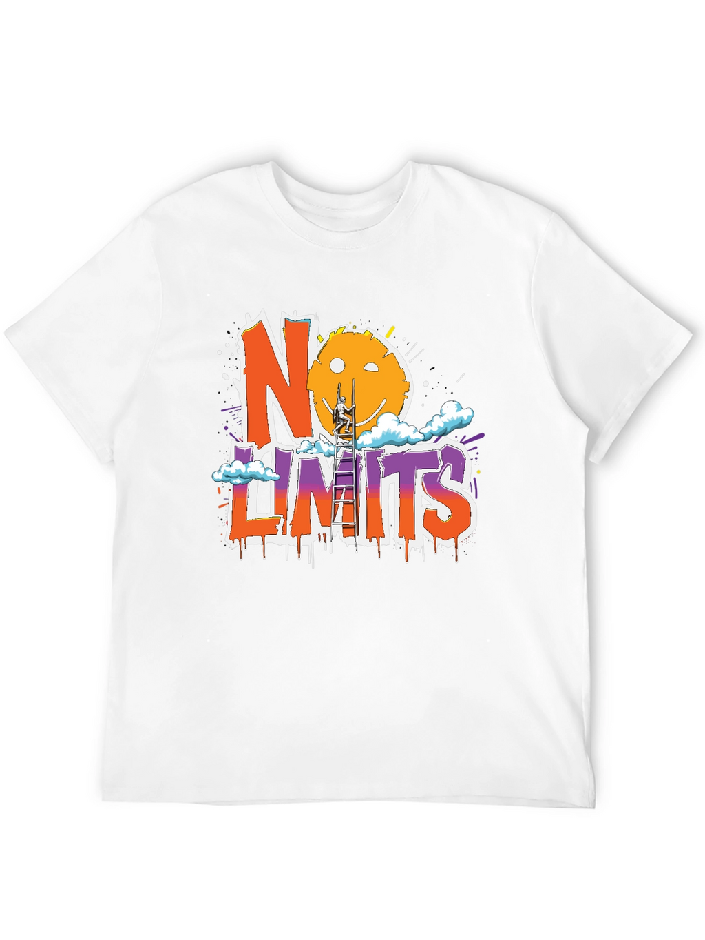 No Limits Graphic Print T-Shirt