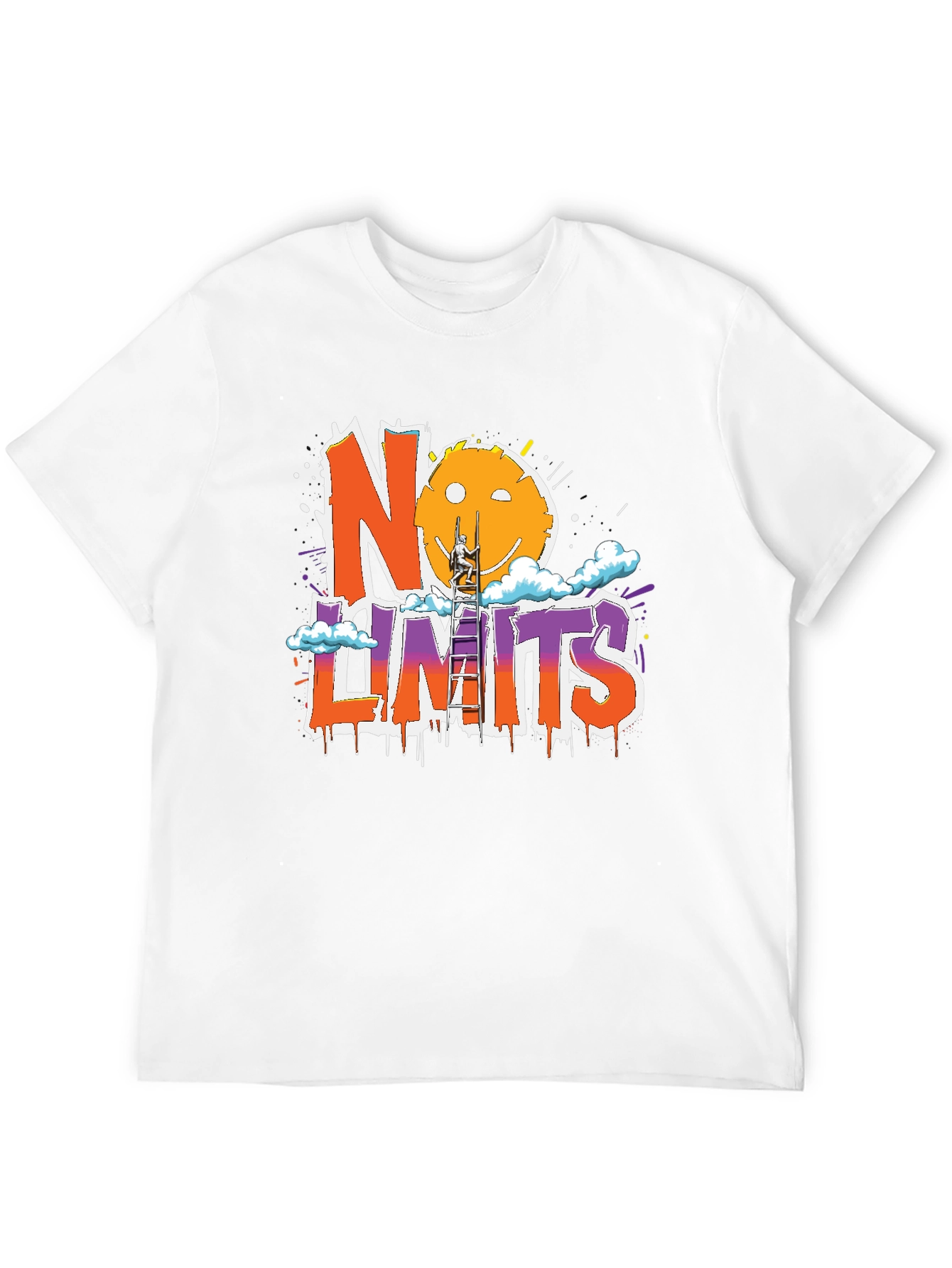 No Limits Graphic Print T-Shirt