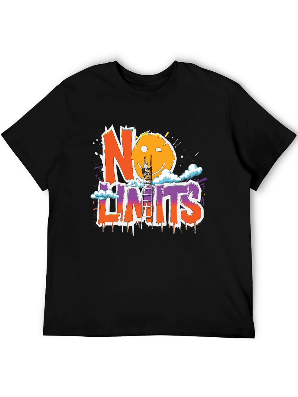 No Limits Graphic Print T-Shirt