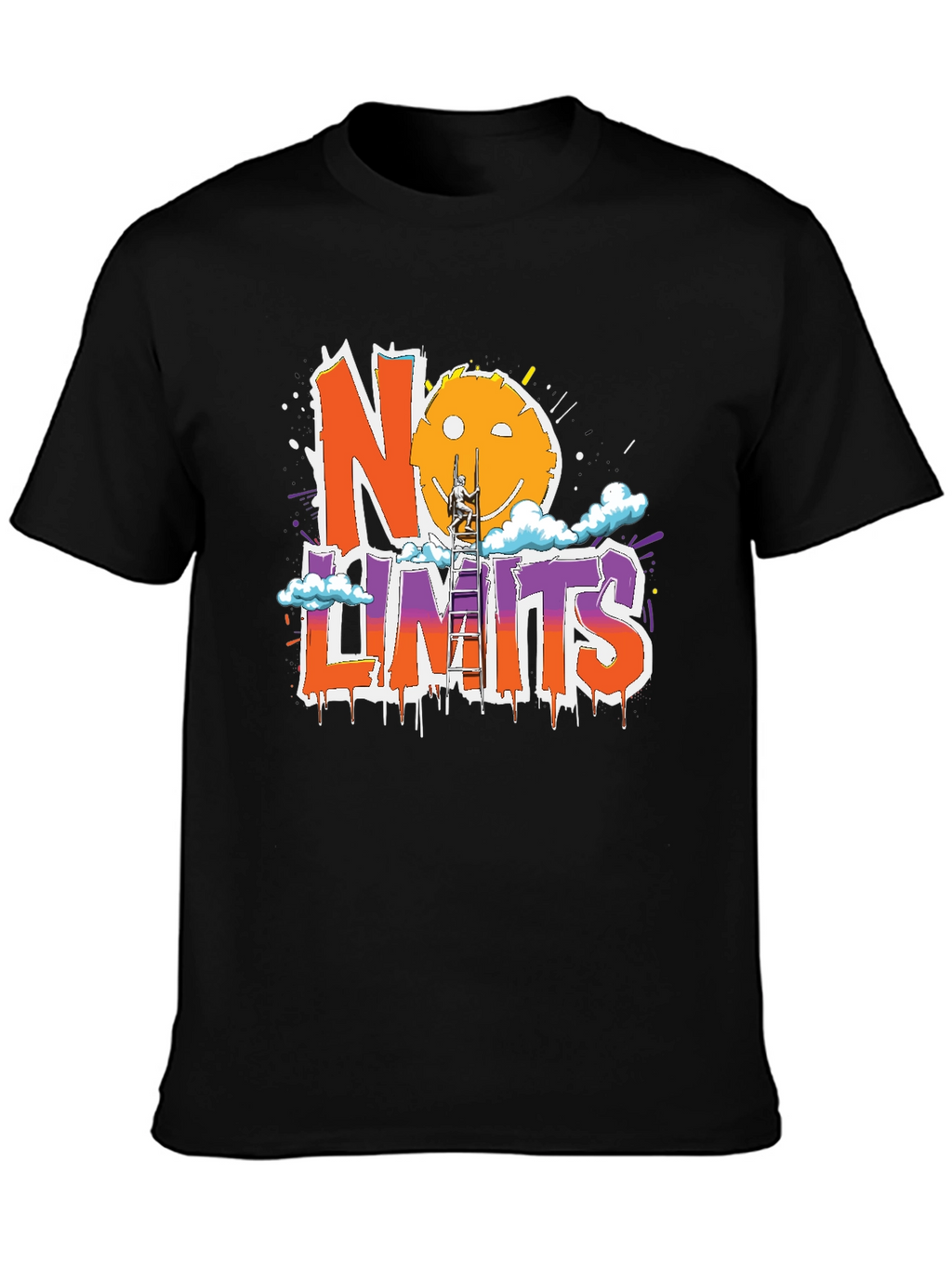 No Limits Graphic Print T-Shirt
