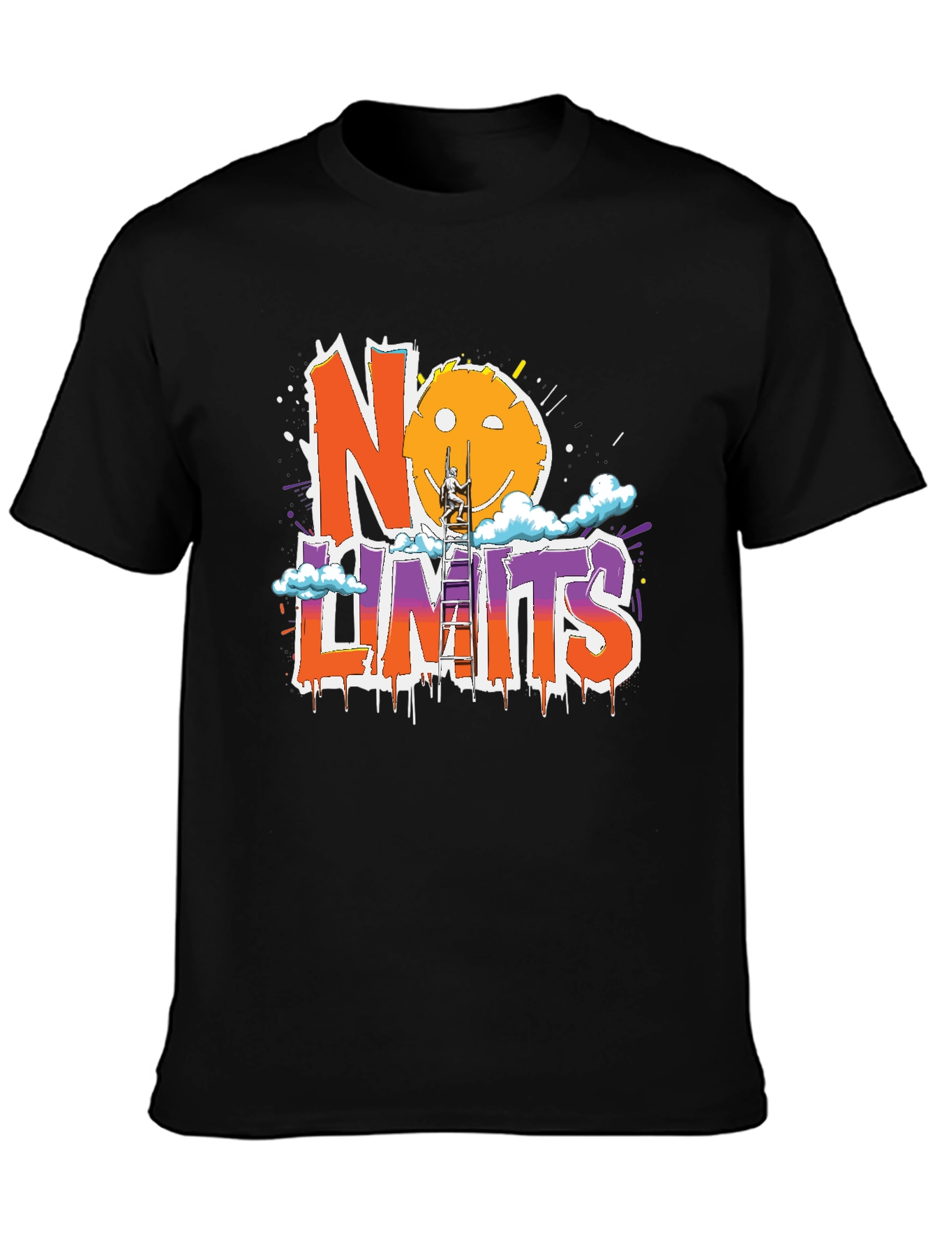 No Limits Graphic Print T-Shirt