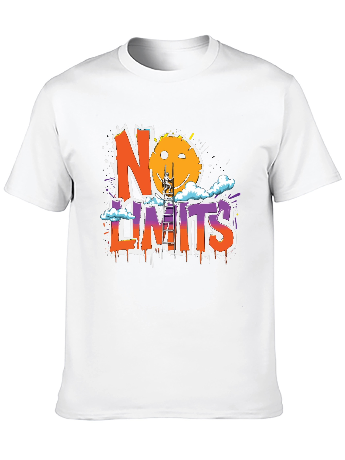 No Limits Graphic Print T-Shirt