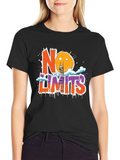 No Limits Graphic Print T-Shirt