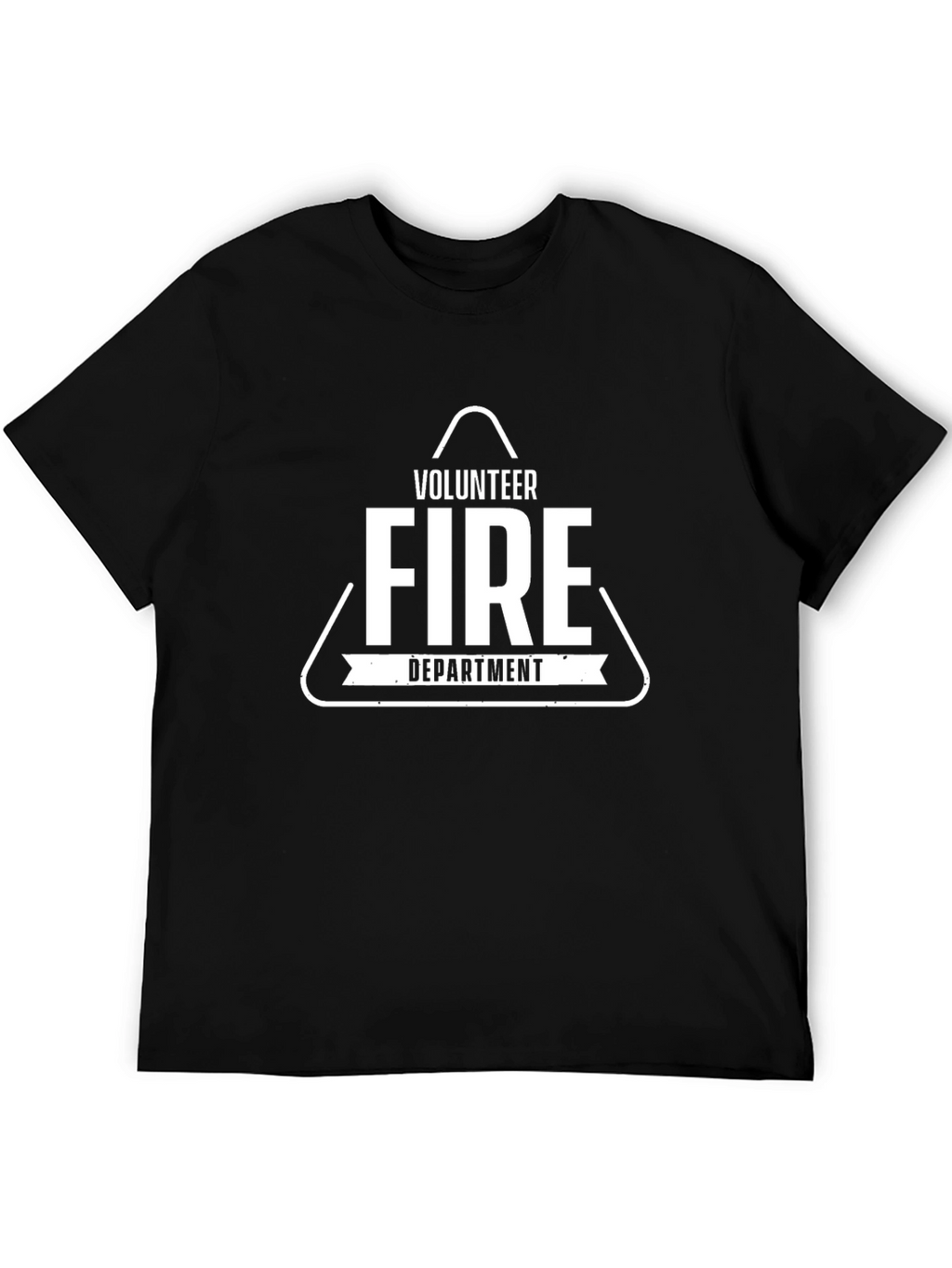Volunteer Fire Department Black Graphic Tee