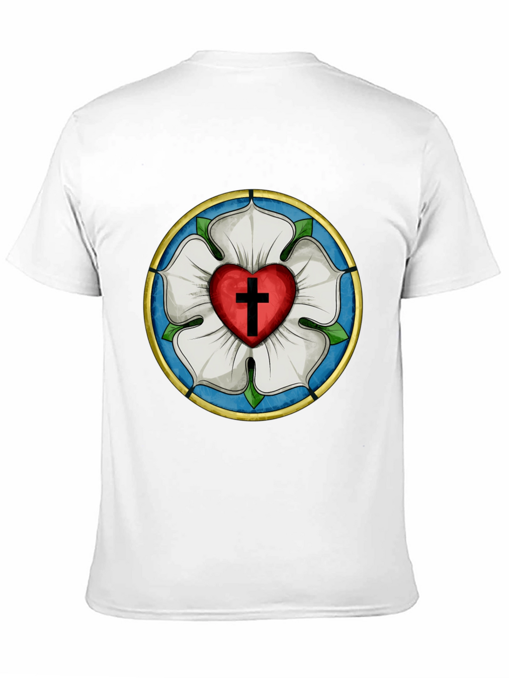 Luther Rose Black Graphic Tee - Faith & Style