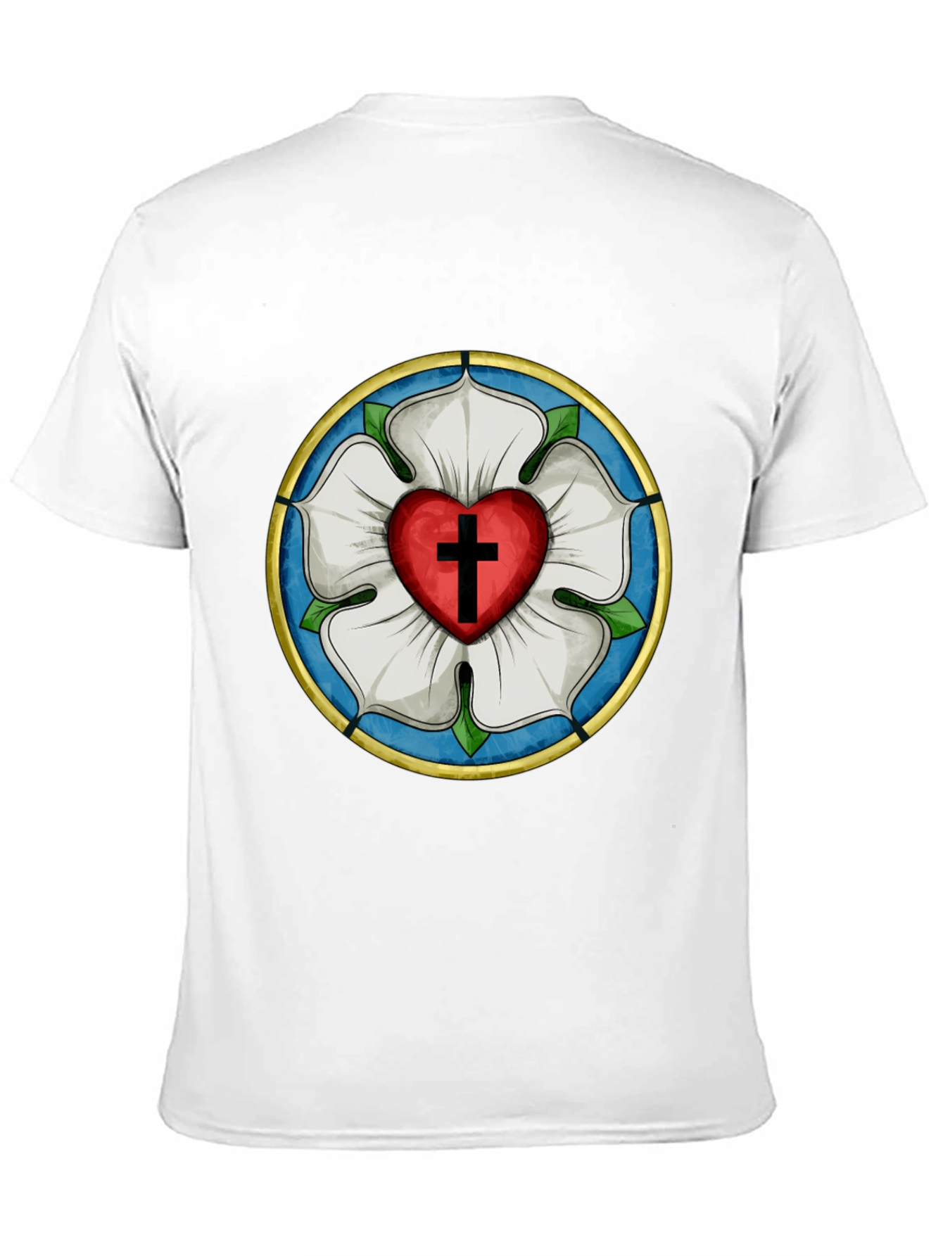 Luther Rose Black Graphic Tee - Faith & Style