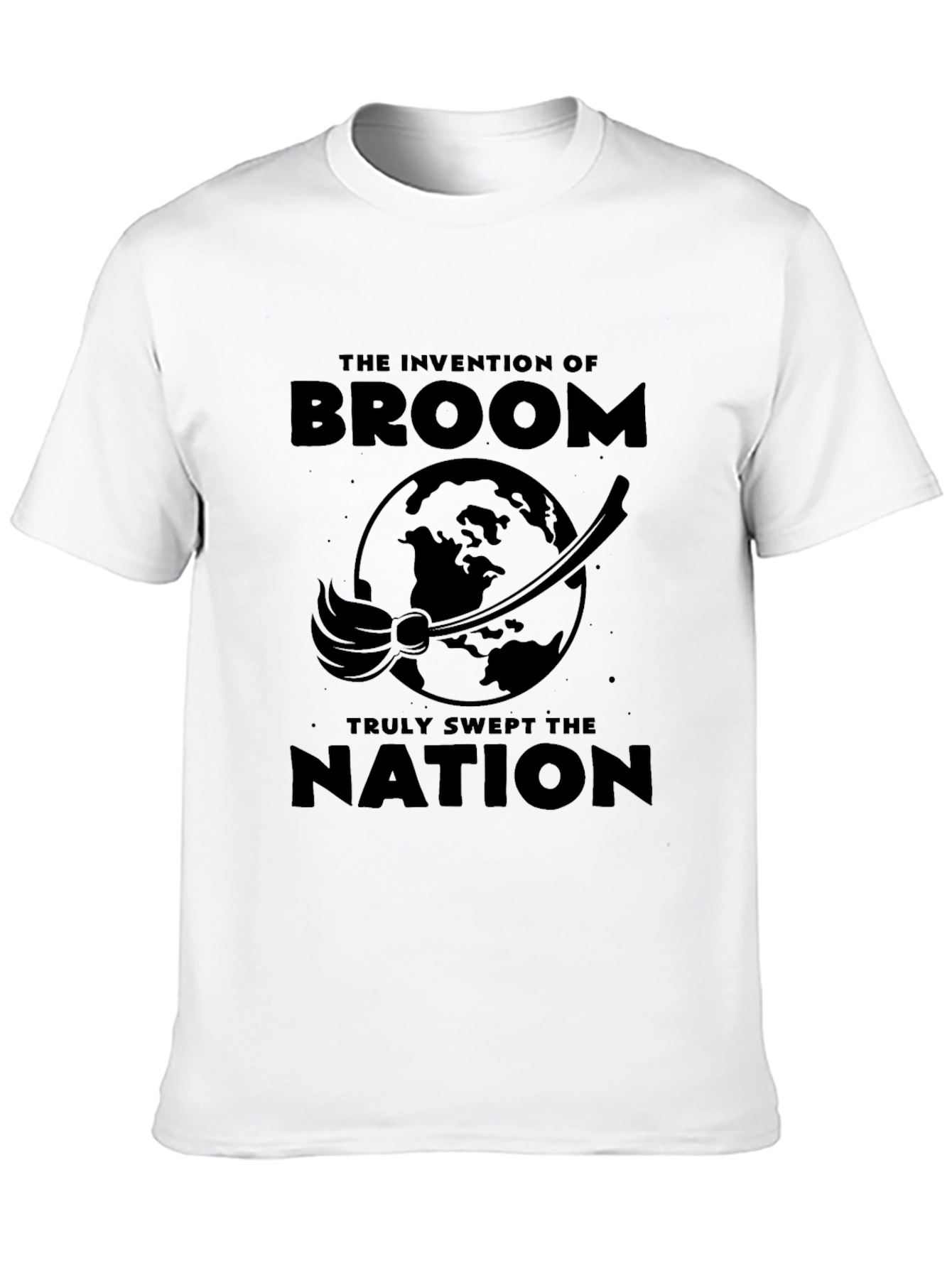 Invention of Broom Funny T-Shirt