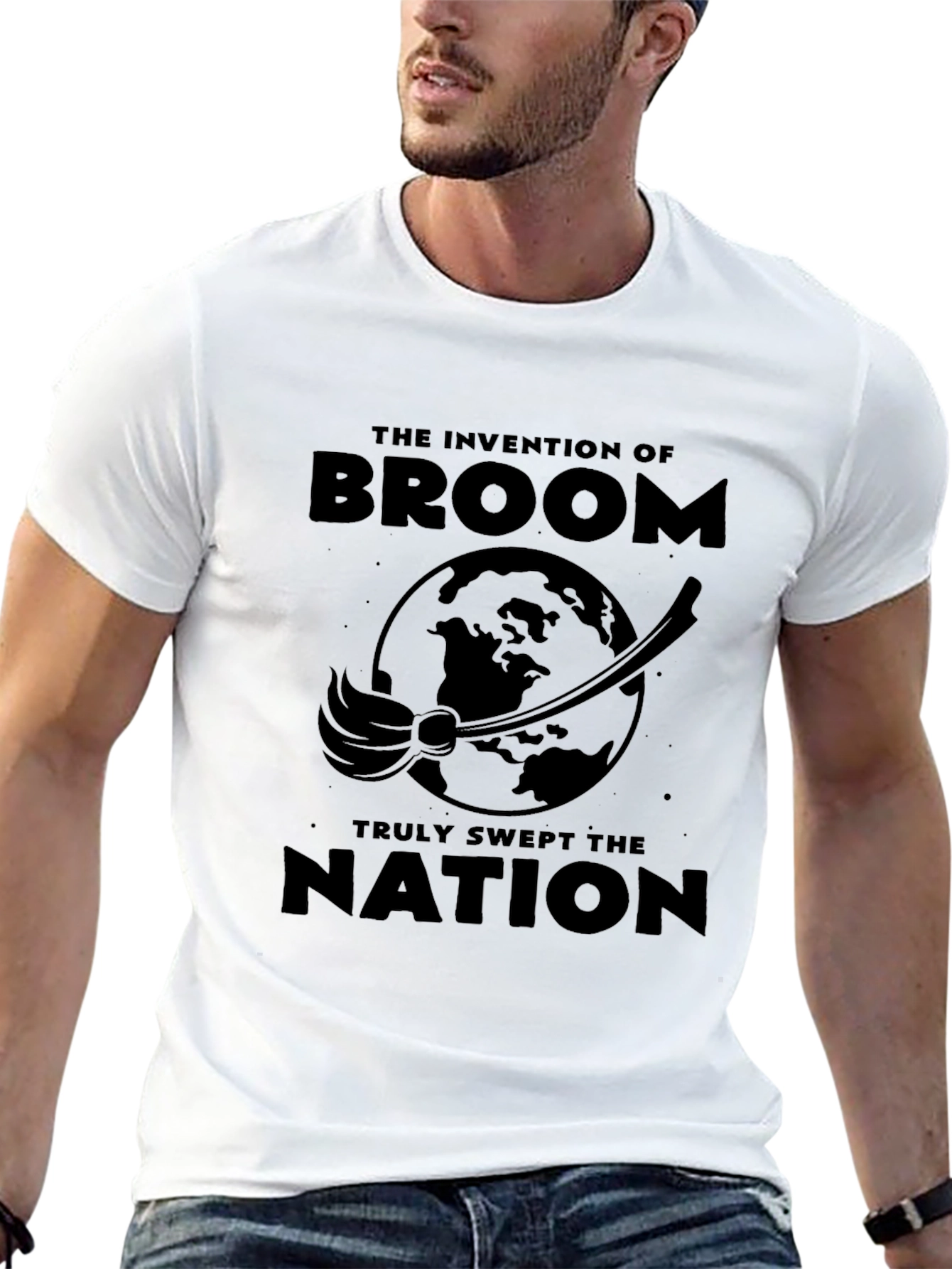Invention of Broom Funny T-Shirt