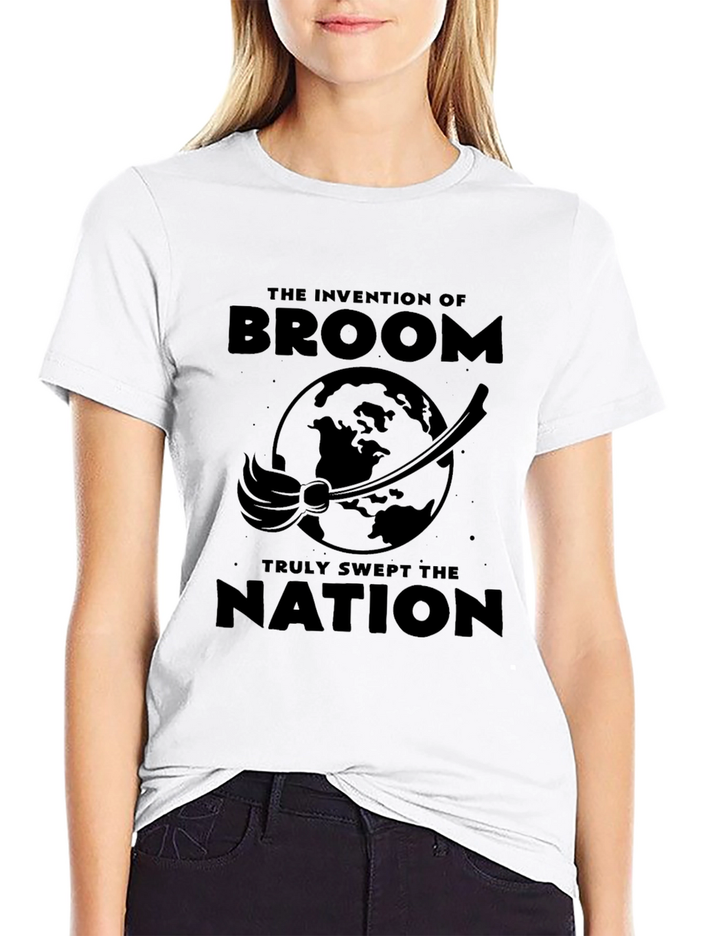 Invention of Broom Funny T-Shirt