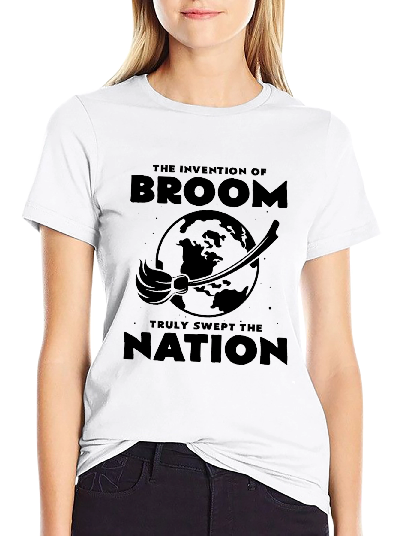 Invention of Broom Funny T-Shirt