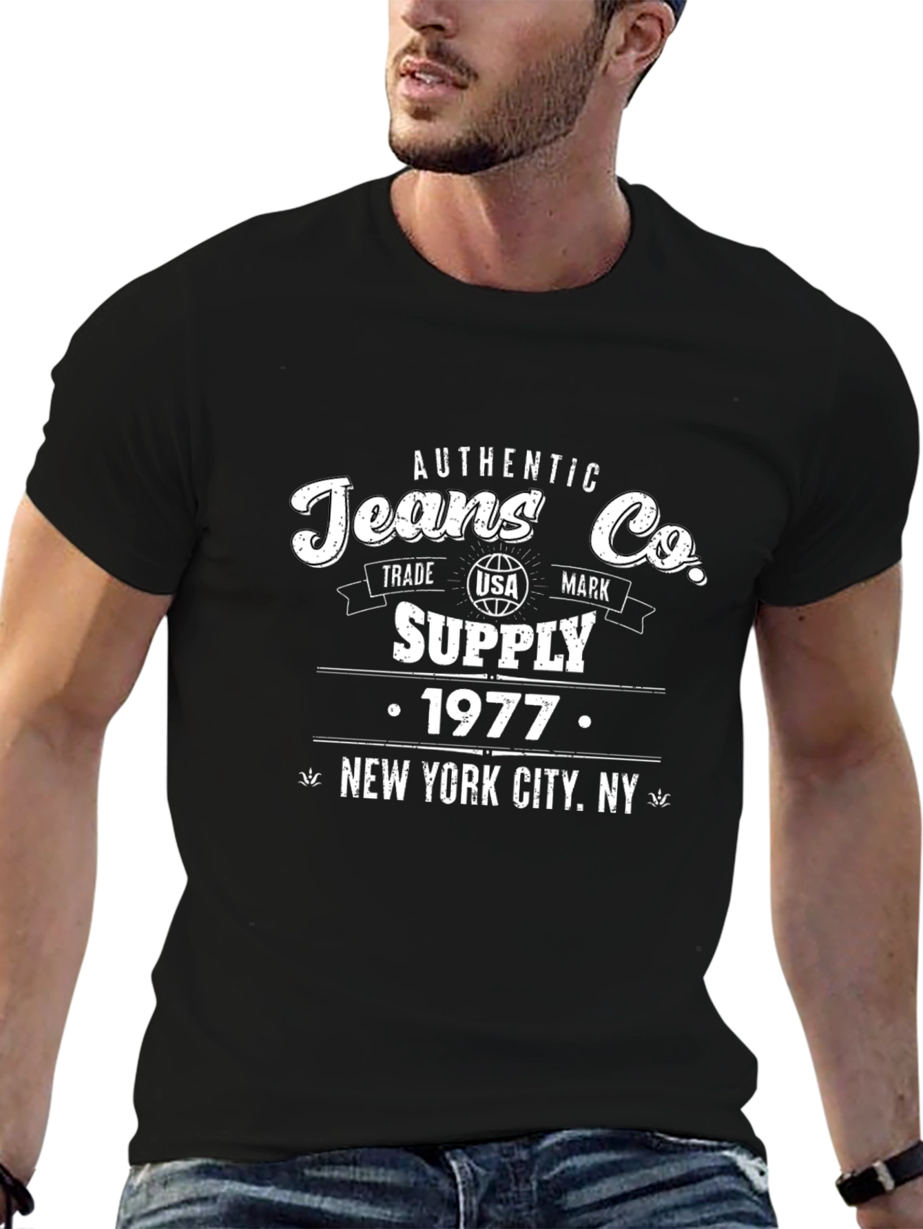 Authentic Jeans Co. 1977 Graphic T-Shirt
