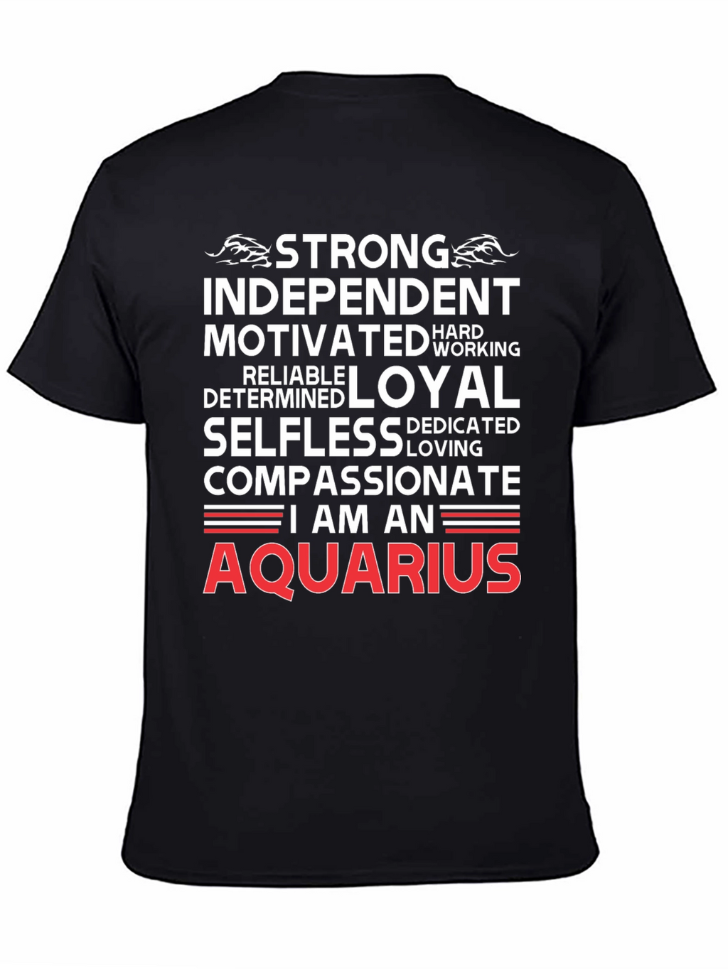 Aquarius Zodiac Sign Graphic T-Shirt