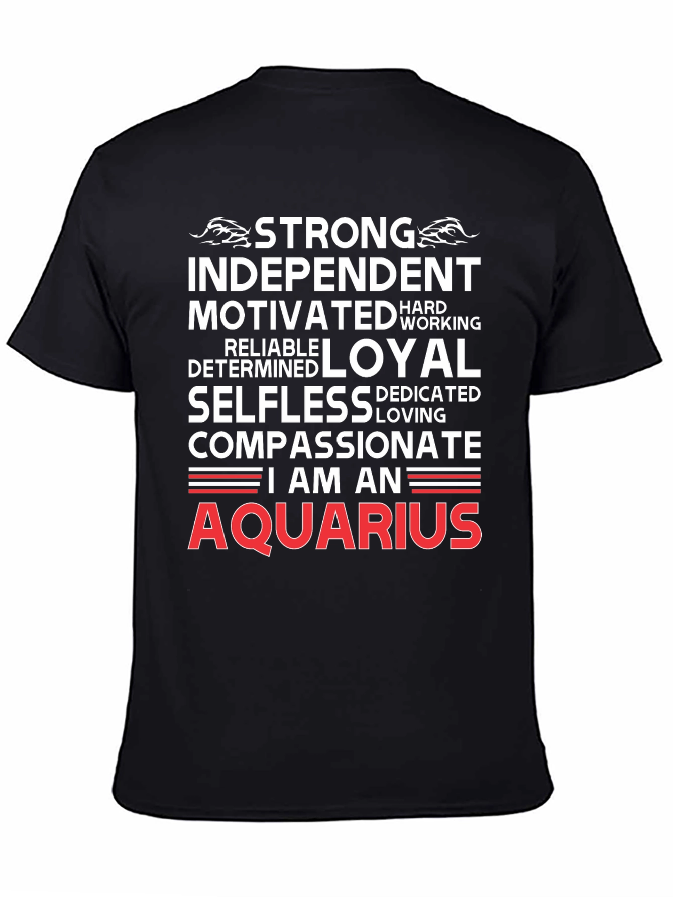 Aquarius Zodiac Sign Graphic T-Shirt