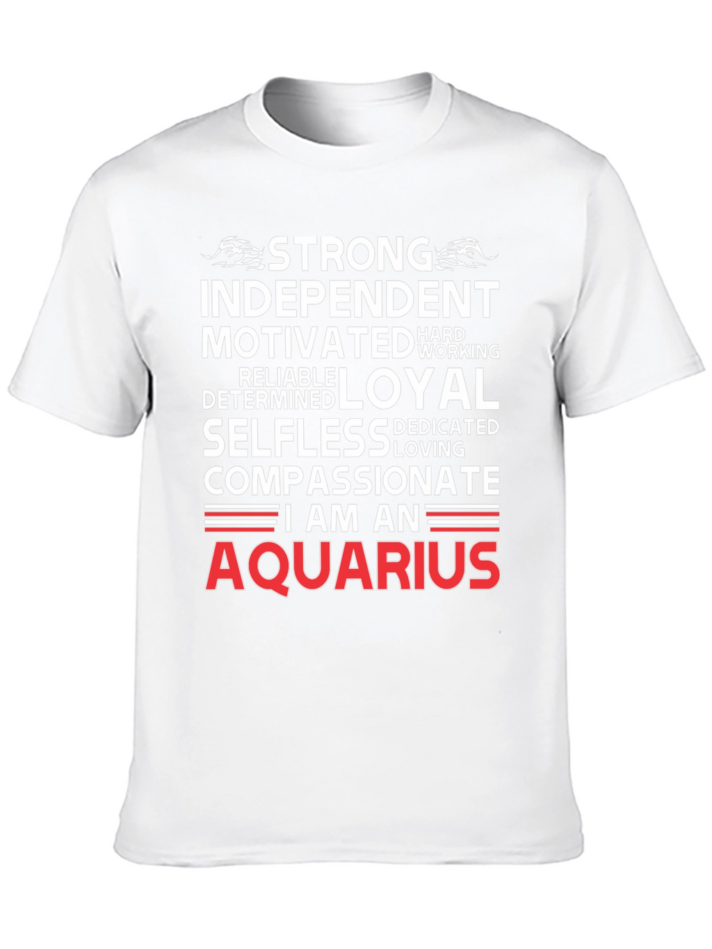 Aquarius Zodiac Sign Graphic T-Shirt