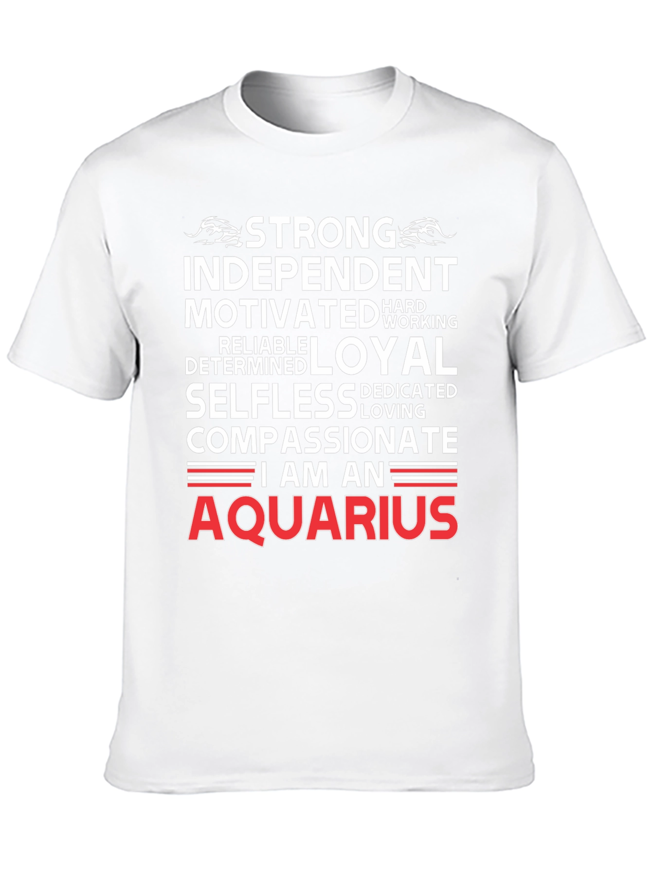 Aquarius Zodiac Sign Graphic T-Shirt