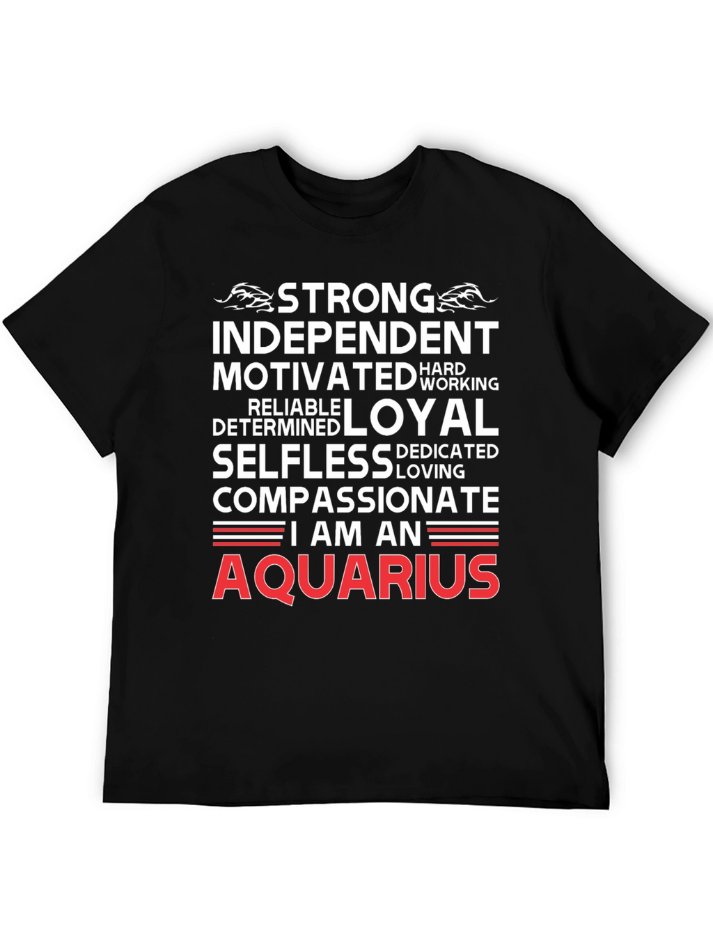 Aquarius Zodiac Sign Graphic T-Shirt