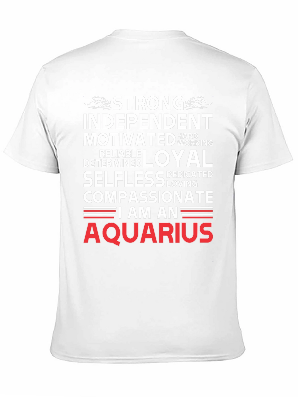 Aquarius Zodiac Sign Graphic T-Shirt