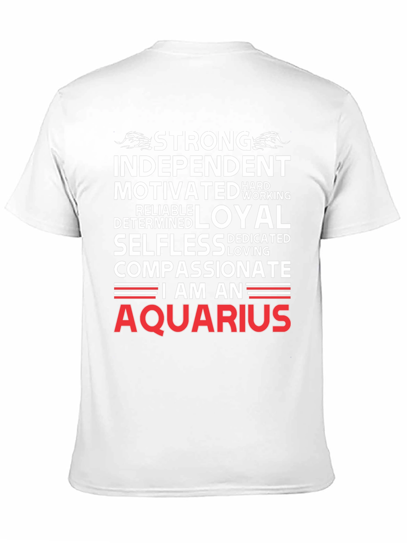 Aquarius Zodiac Sign Graphic T-Shirt