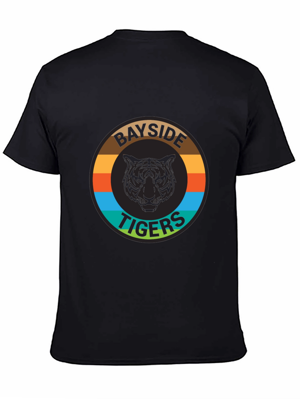 Bayside Tigers Graphic Tee - Retro Style T-Shirt
